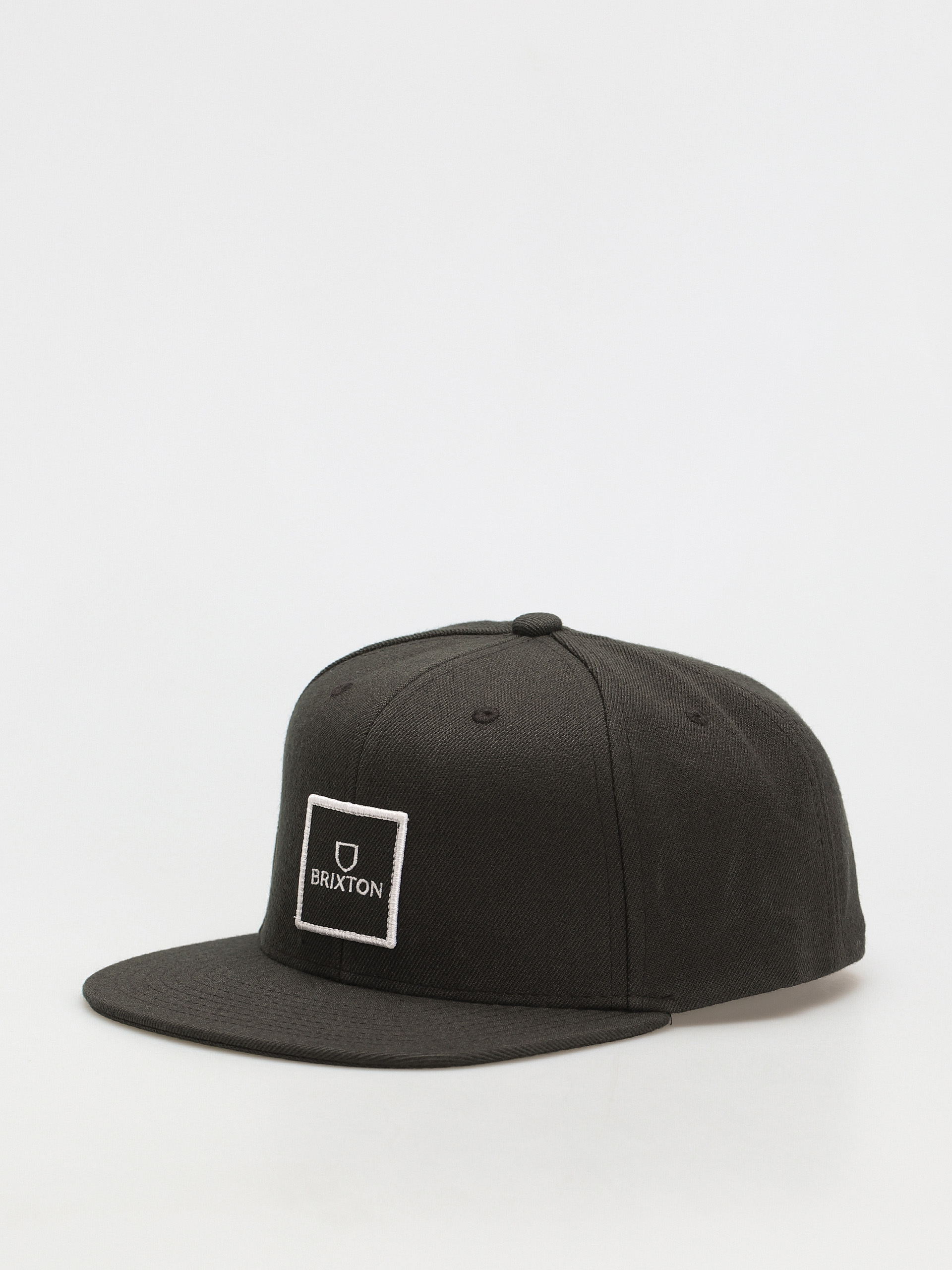 Šiltovka Brixton Alpha Square Mp Snapback (black/black)