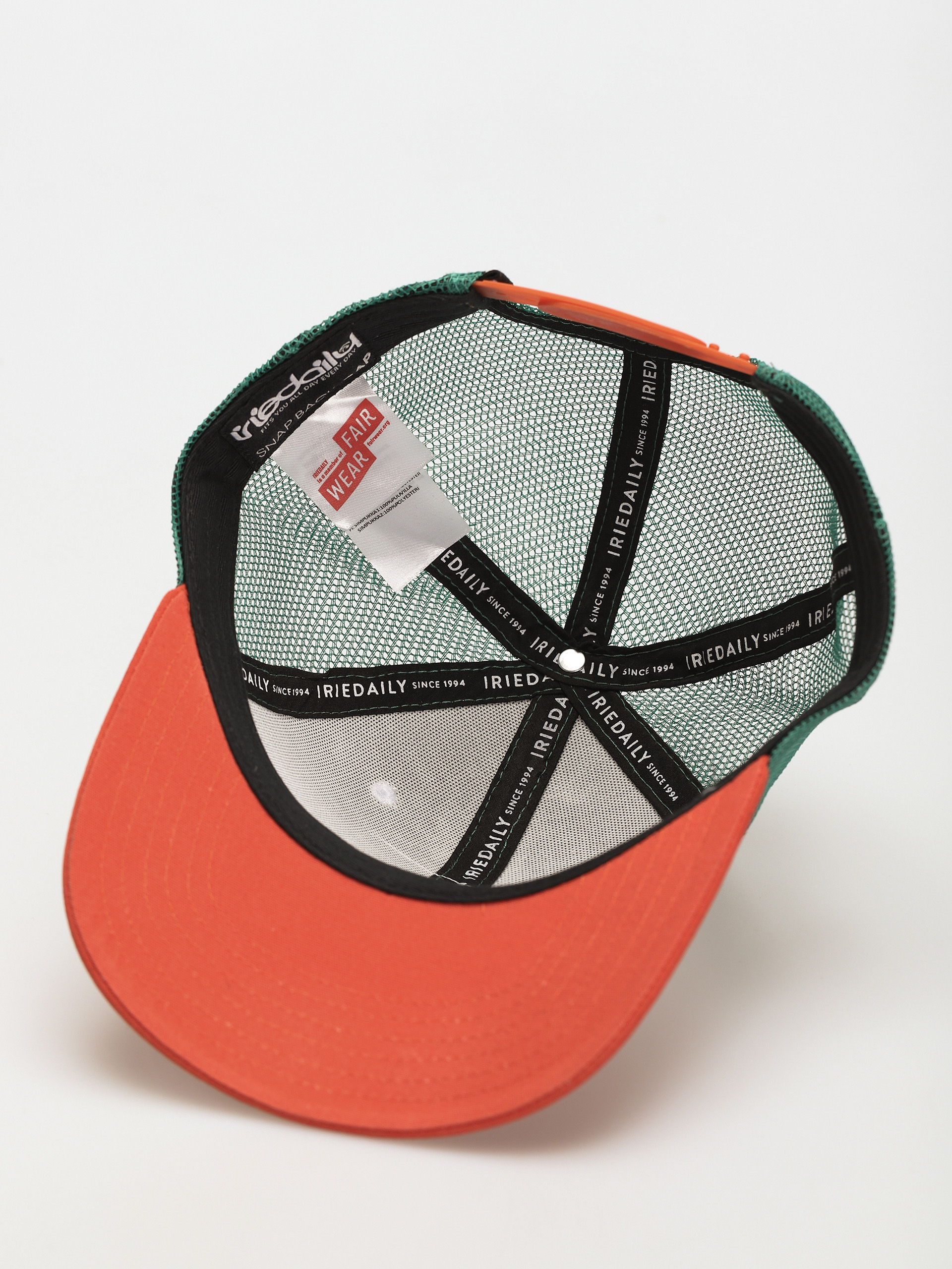 Šiltovka Iriedaily Stonefinger (orange green)