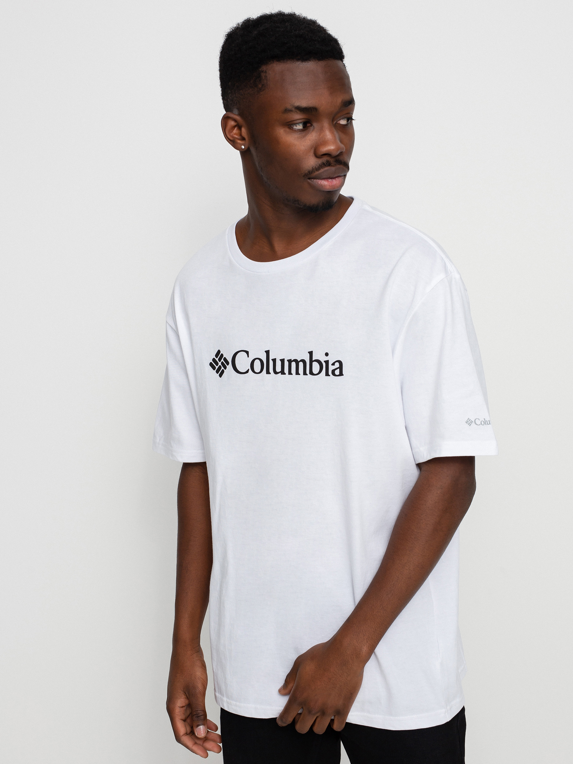 Tričko Columbia Basic Logo (white)