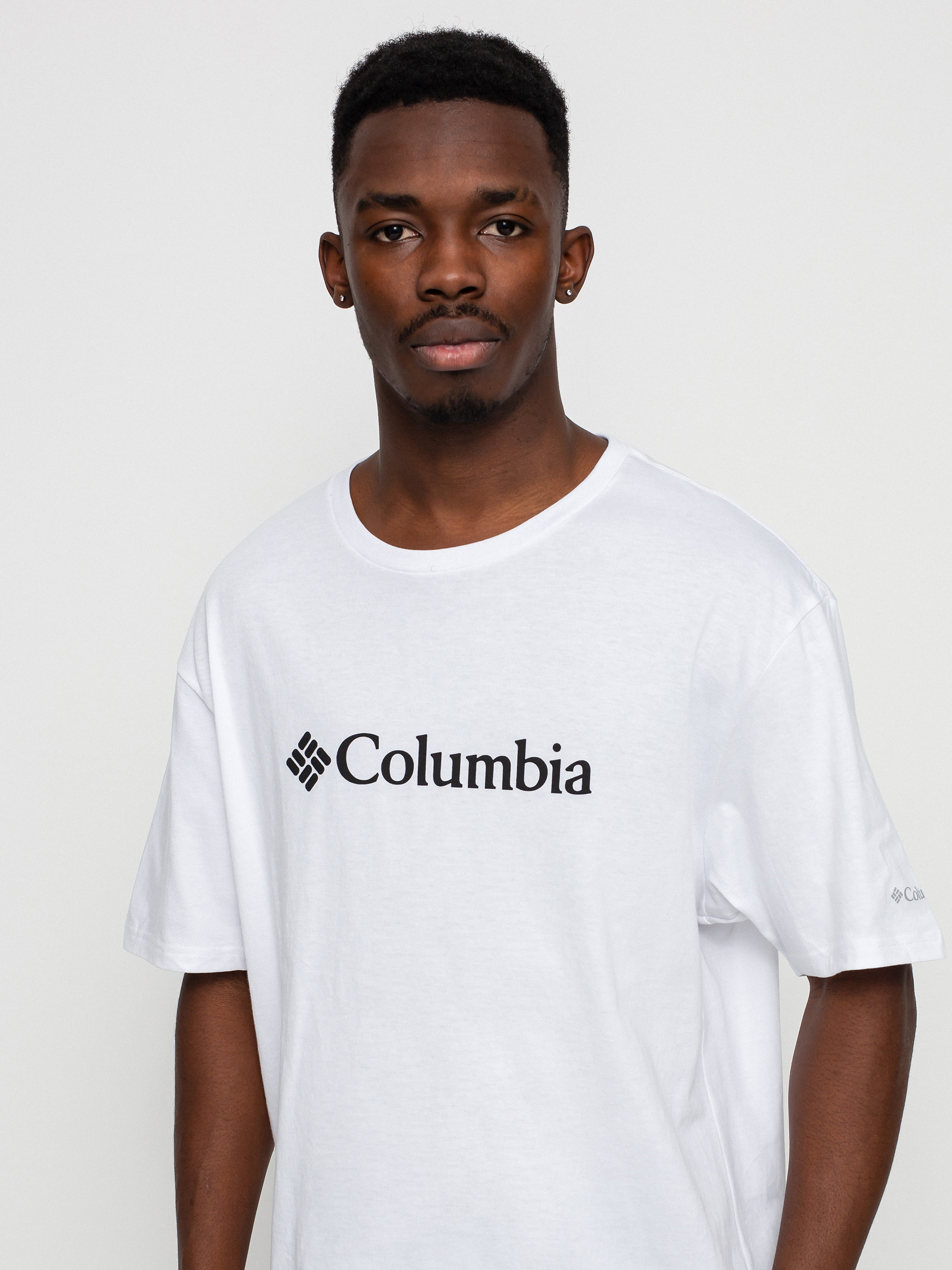 Tričko Columbia Basic Logo (white)