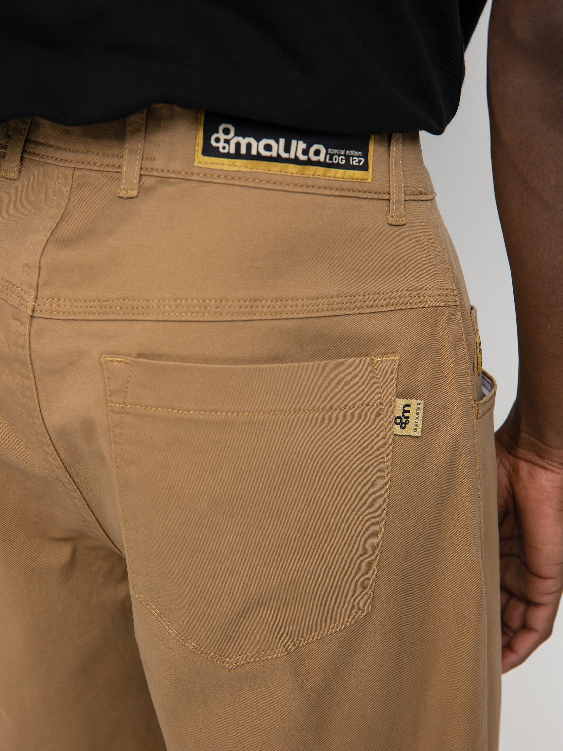 Nohavice Malita Chino Log Sl (beige)