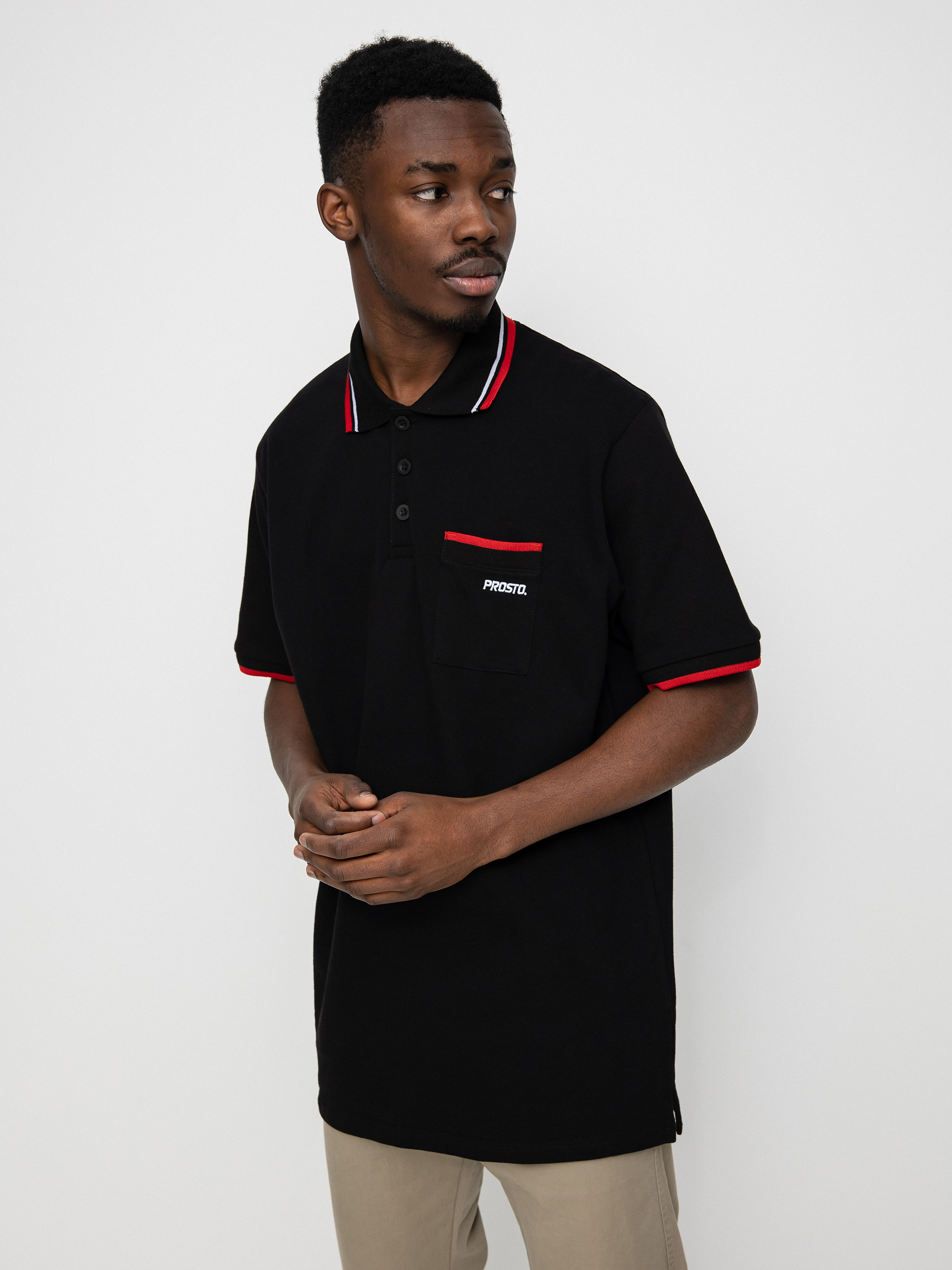 Polo tričko Prosto Mods (black)