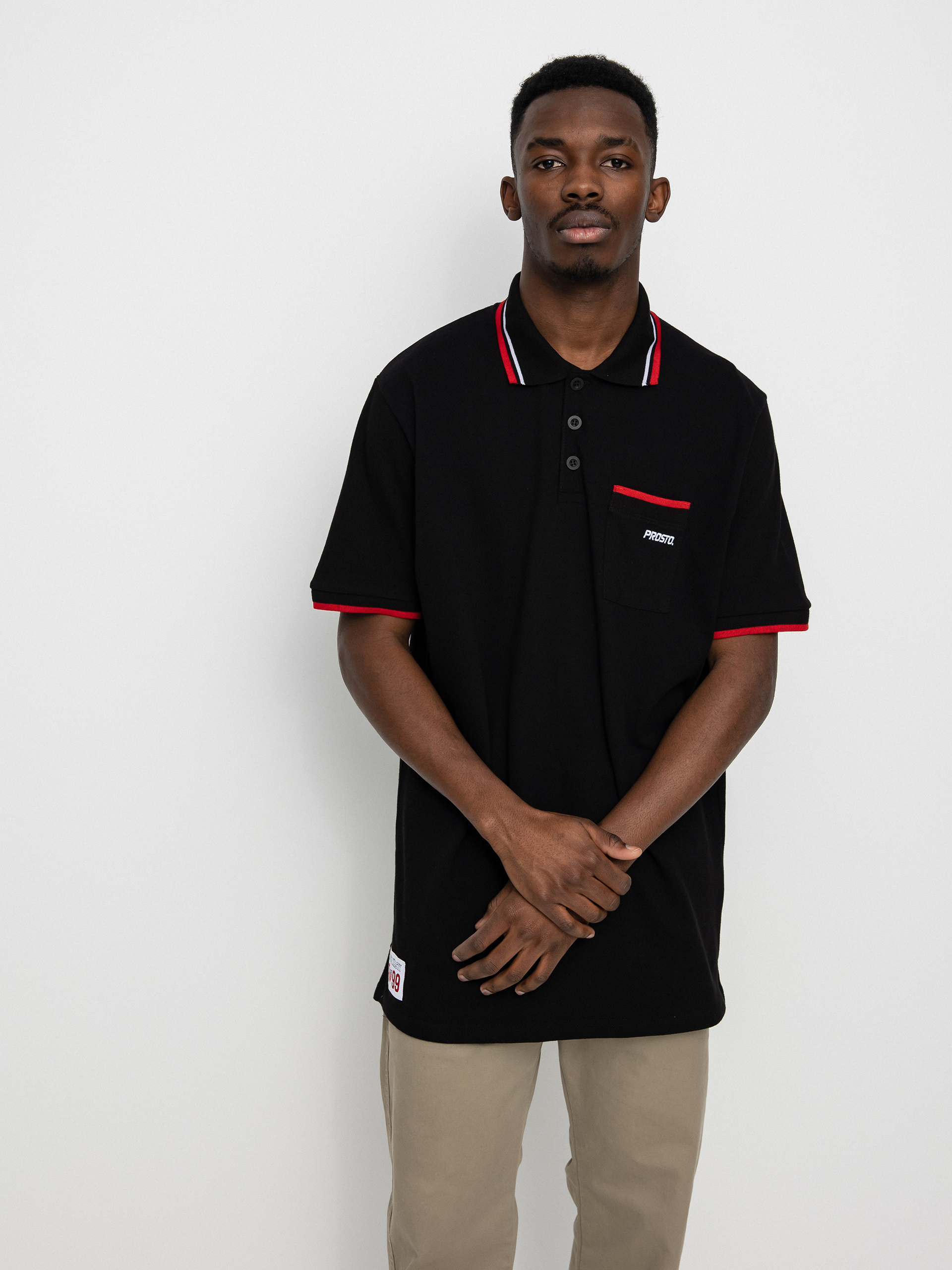 Polo tričko Prosto Mods (black)