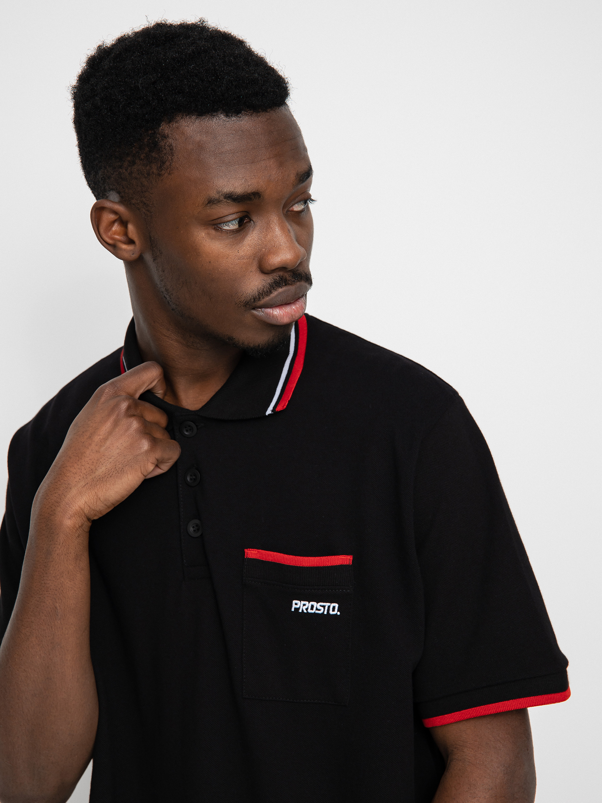 Polo tričko Prosto Mods (black)