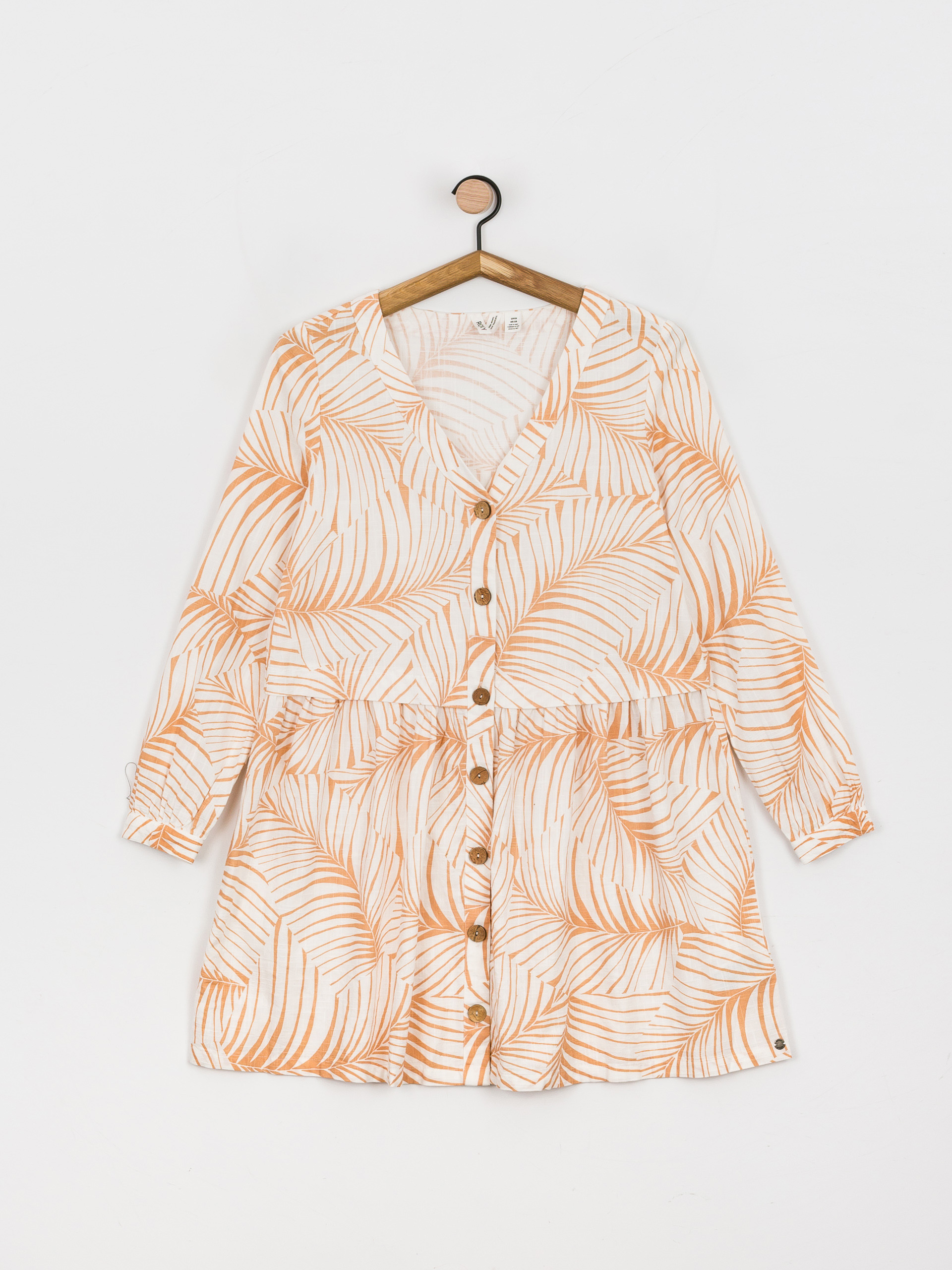 Šaty  Roxy Wishing Girl Wmn (toast palm tree dreams)