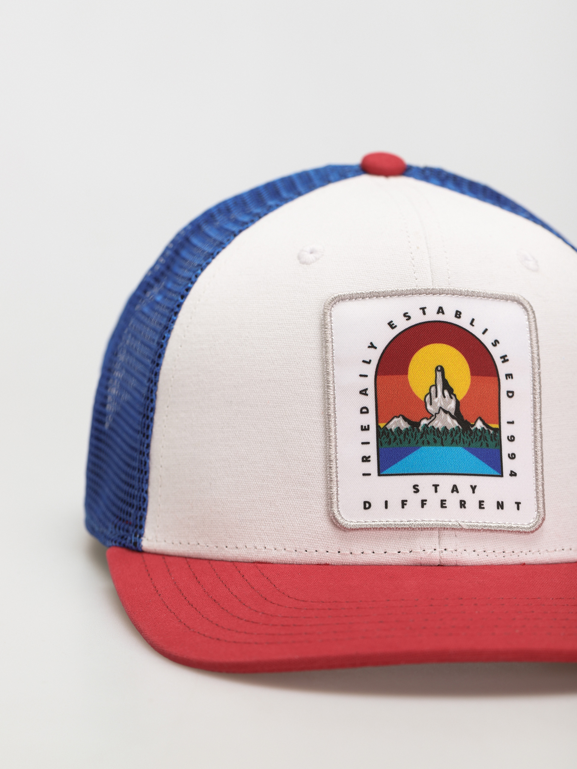 Šiltovka Iriedaily Stonefinger (navy red)