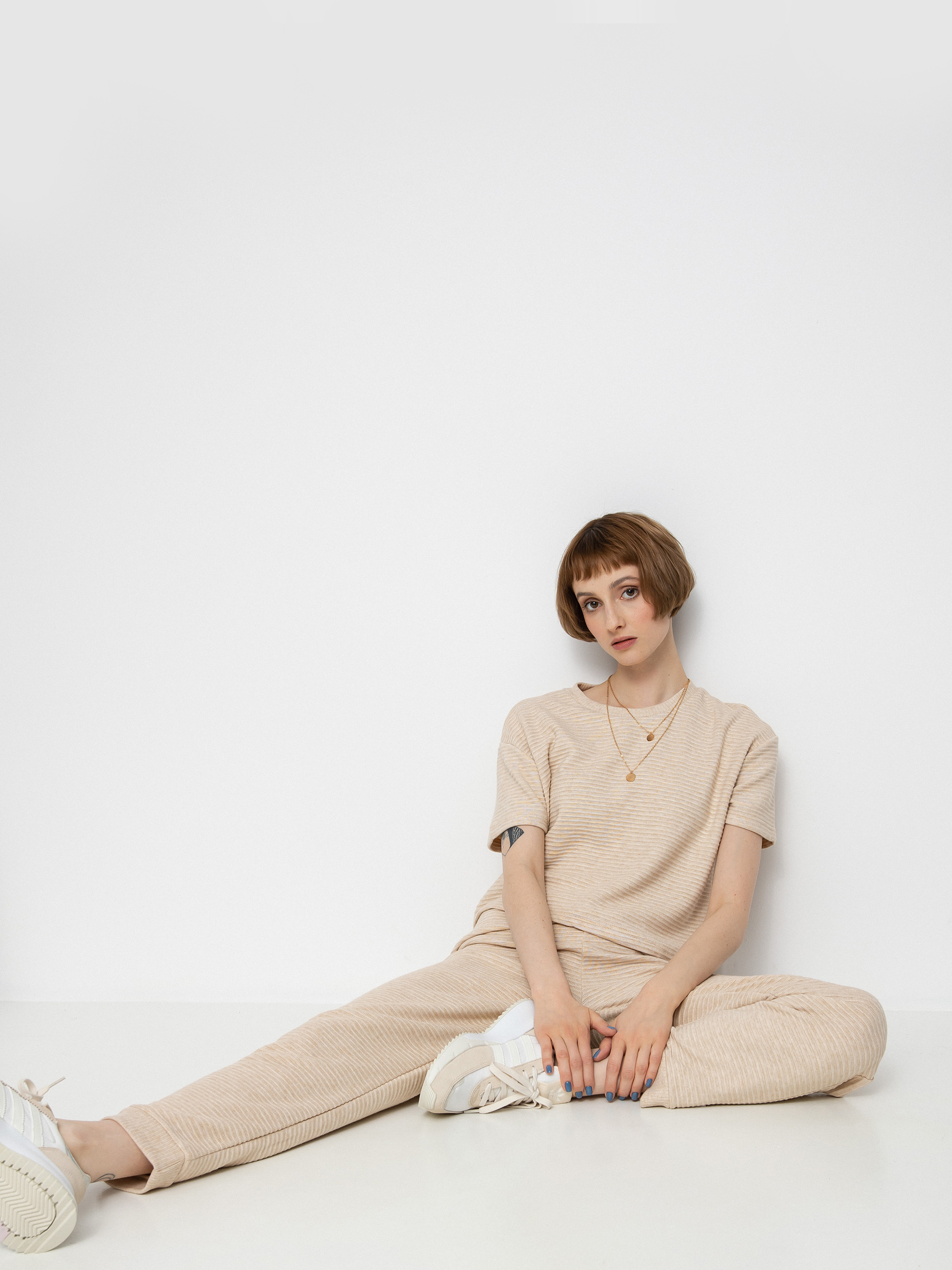 Triu010dko Brixton Bandera Boxy Top Wmn (heather soft pink)