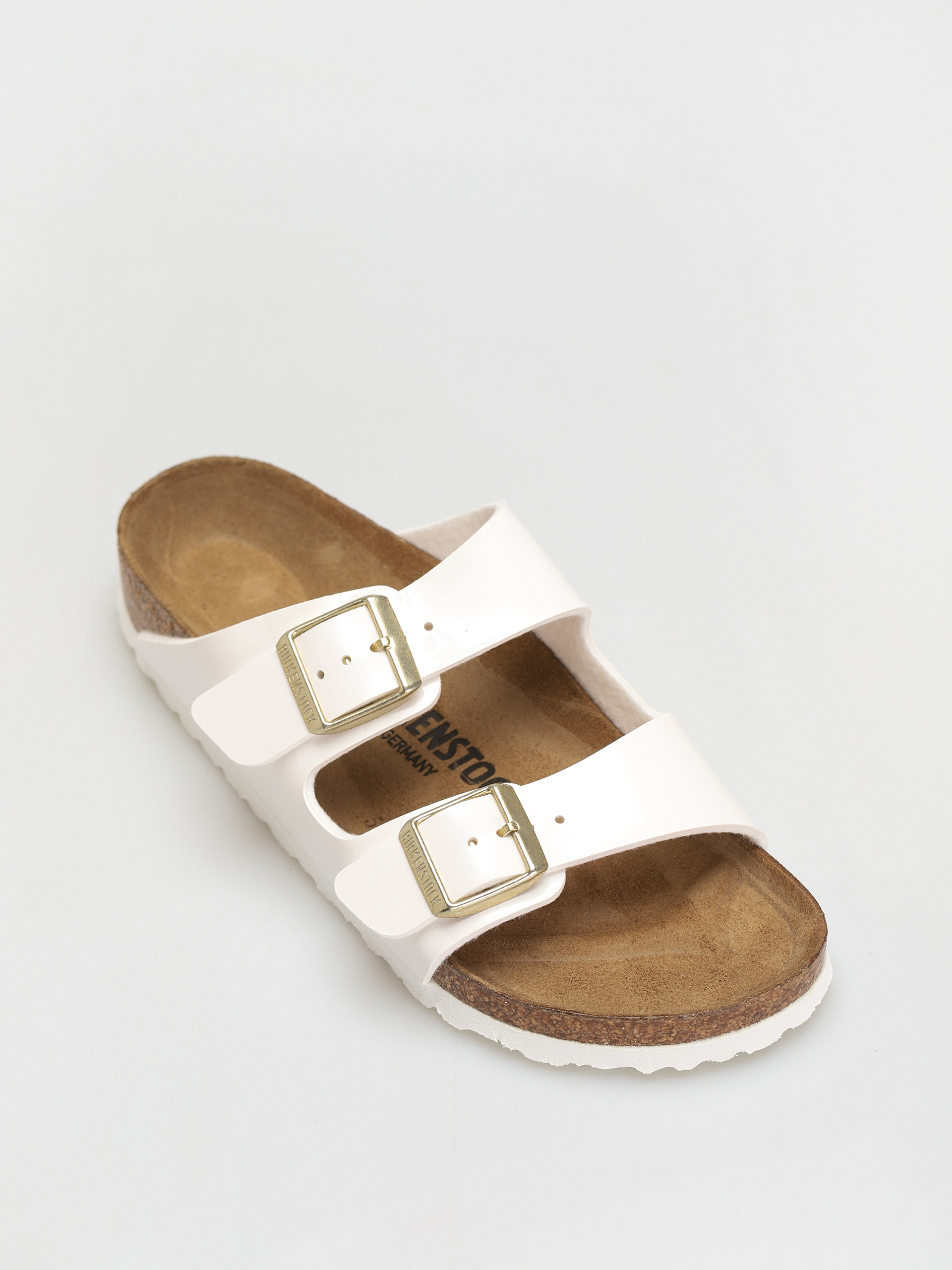 Šľapky Birkenstock Arizona Narrow Wmn (patent white)