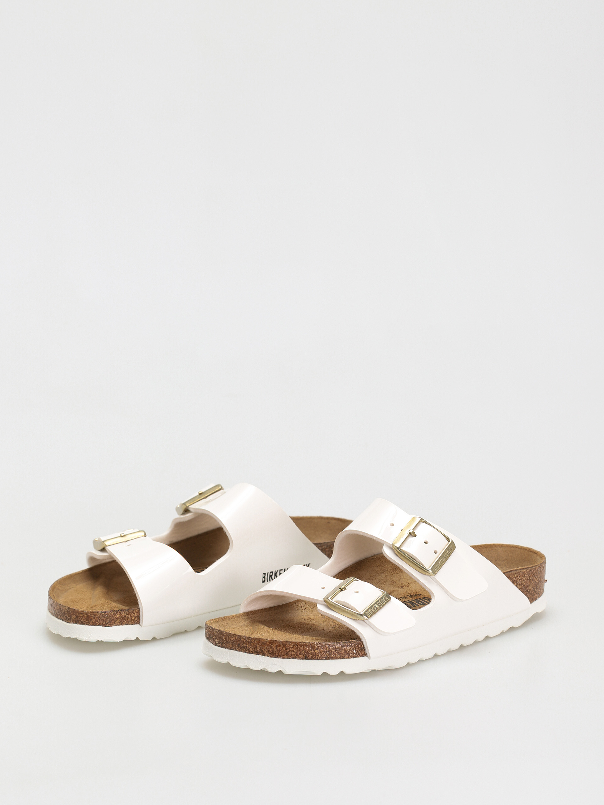 Šľapky Birkenstock Arizona Narrow Wmn (patent white)