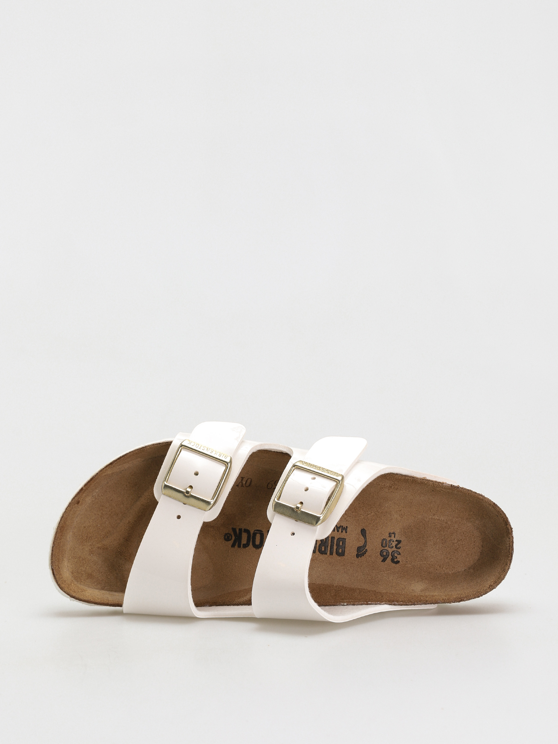 Šľapky Birkenstock Arizona Narrow Wmn (patent white)