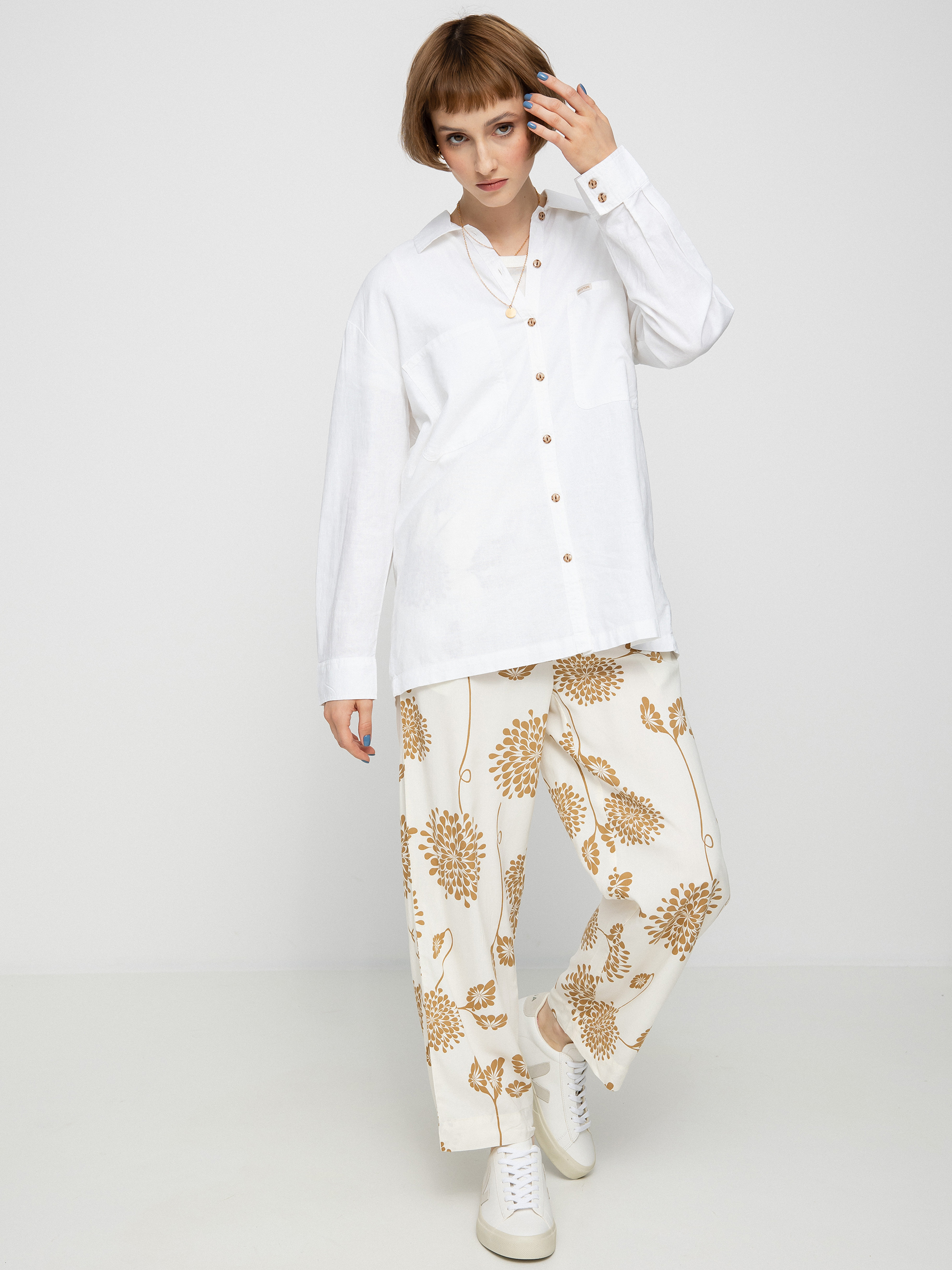 Košeľa Brixton Bowery Overshirt Wmn