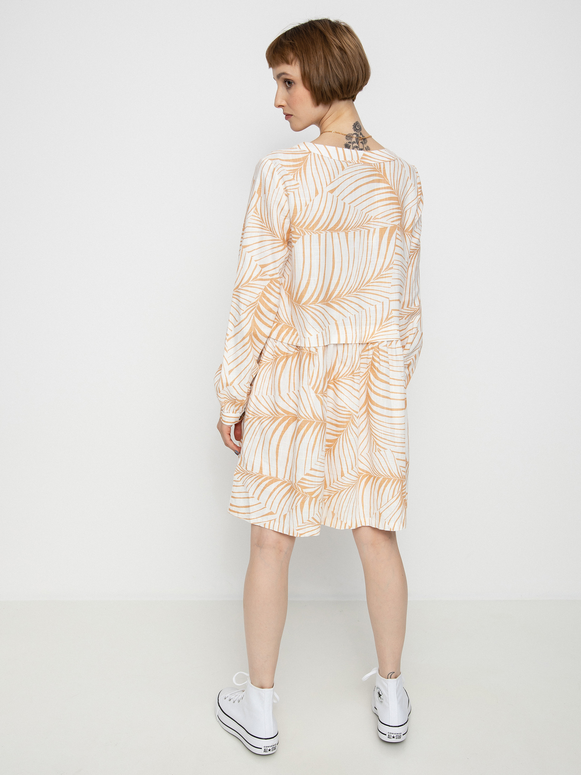 Šaty  Roxy Wishing Girl Wmn (toast palm tree dreams)