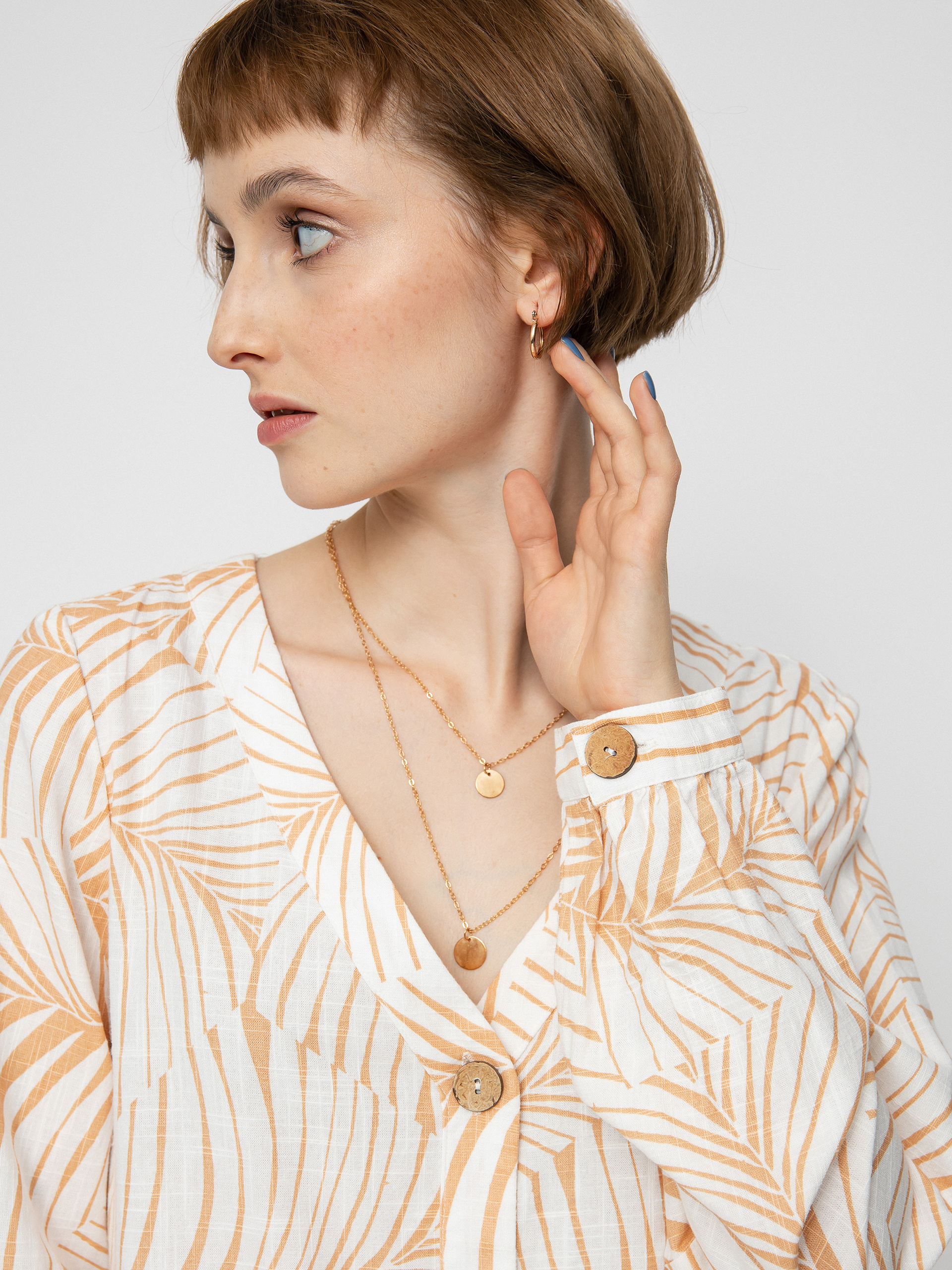 Šaty  Roxy Wishing Girl Wmn (toast palm tree dreams)