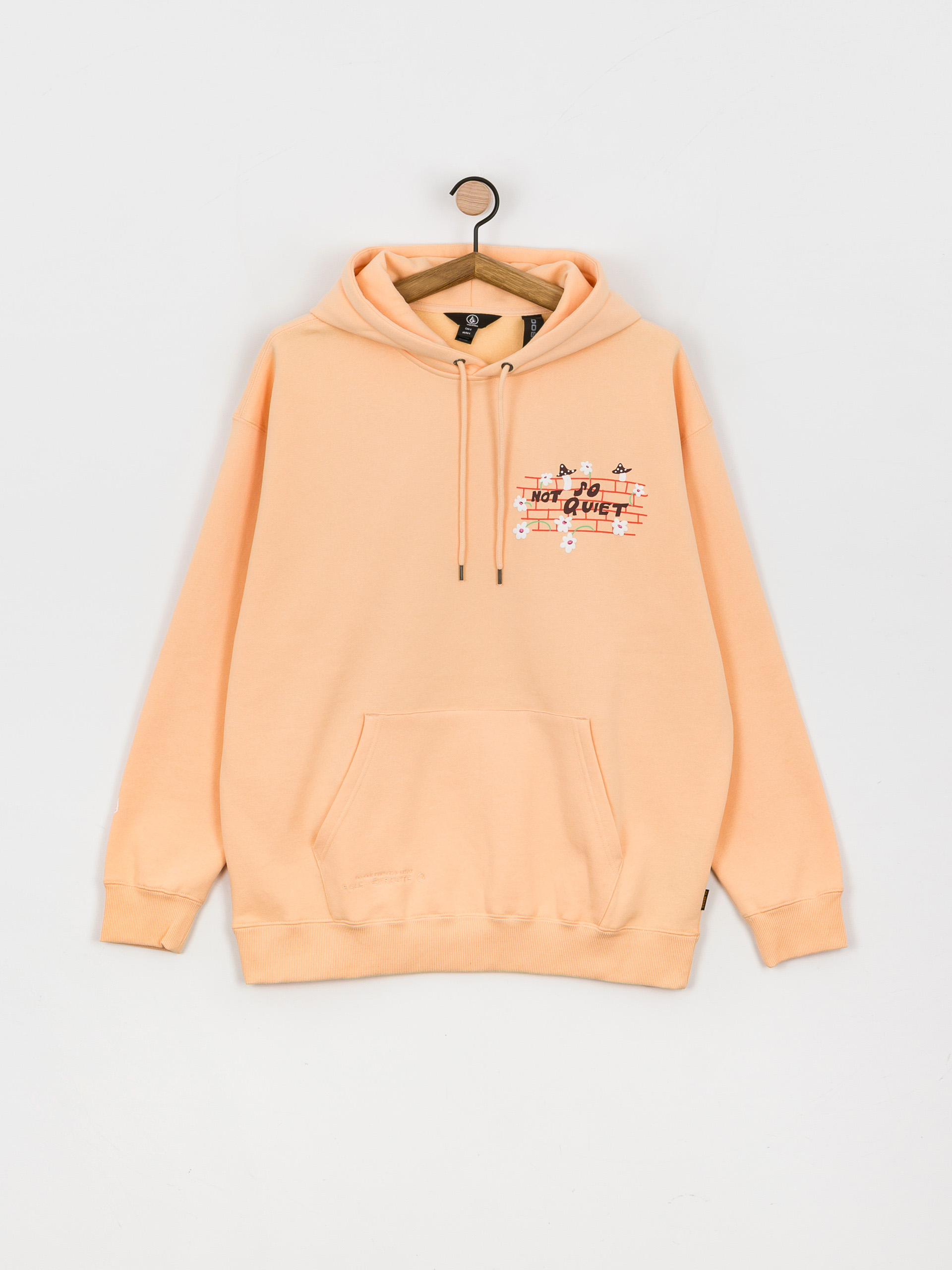 Mikina s kapucňou Volcom Egle Zvirblyte HD (cream blush)