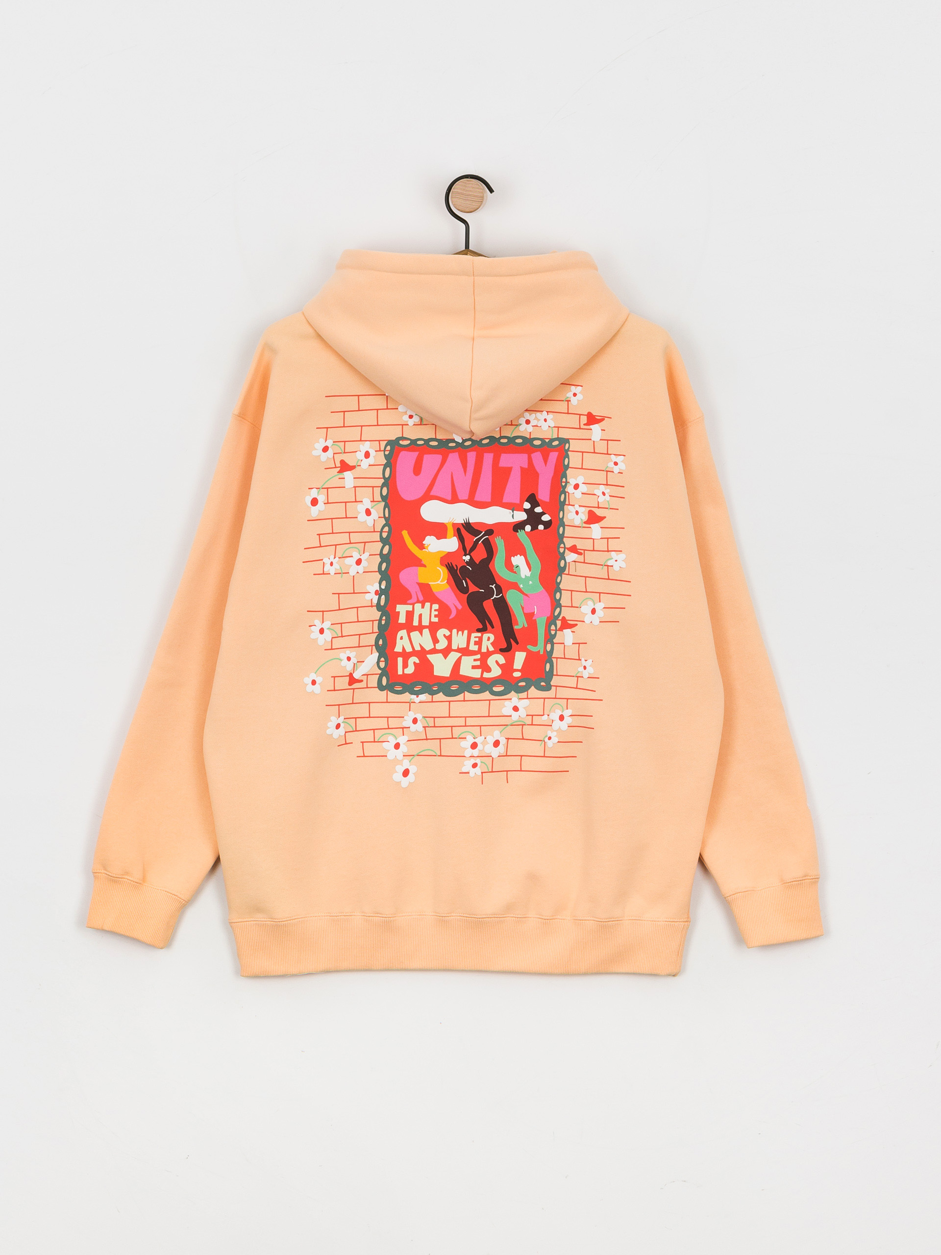 Mikina s kapucňou Volcom Egle Zvirblyte HD (cream blush)