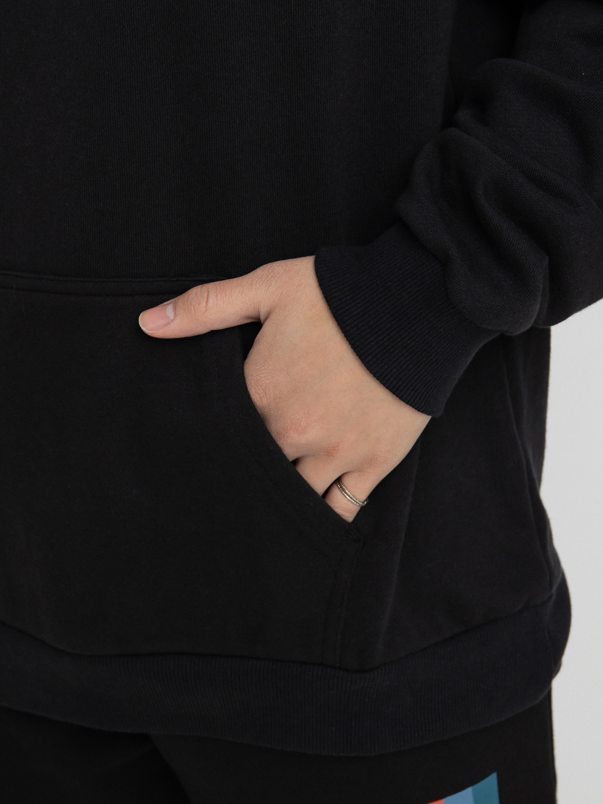 Mikina s kapucňou Brixton Alton HD (black)