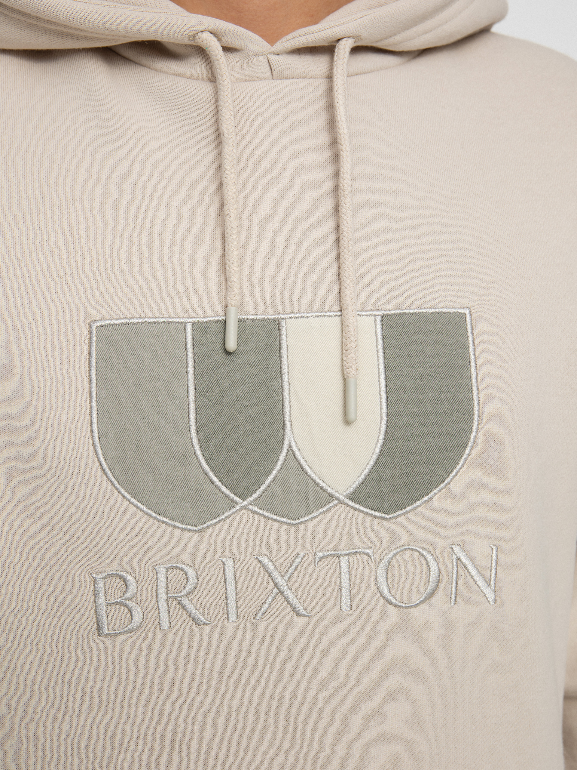 Mikina s kapucňou Brixton Alton II HD (beige)