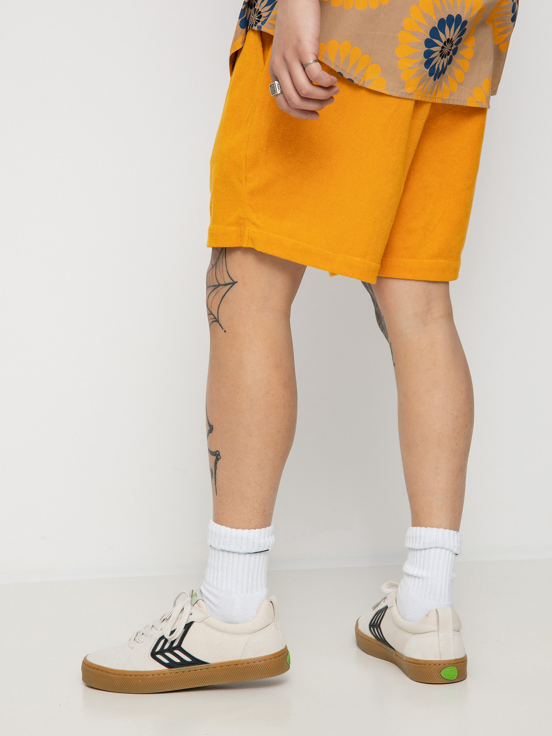 Kraťasy Brixton Pacific Reserve Terry Cloth Sh (golden glow)