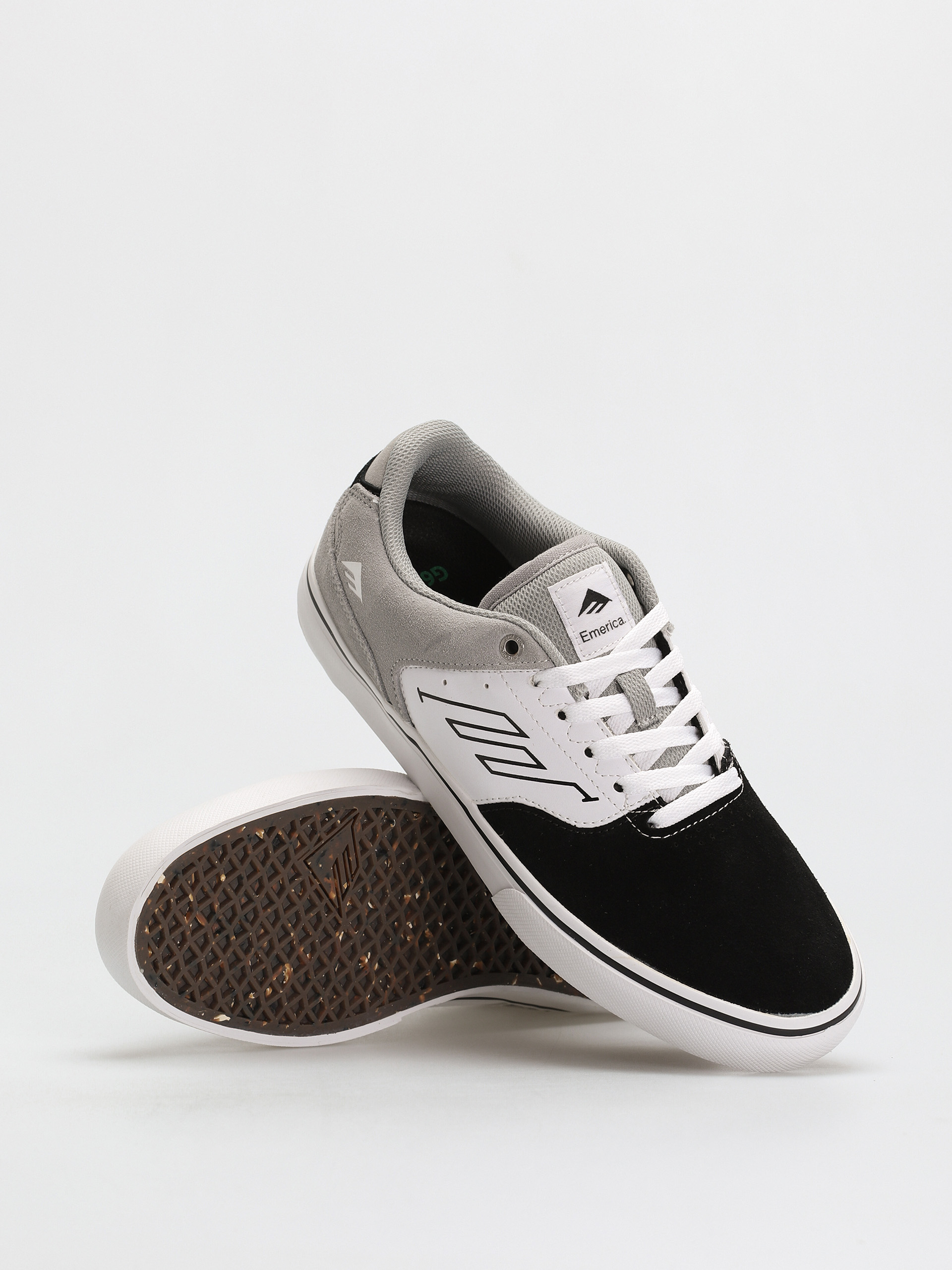 Topánky Emerica The Low Vulc (black/white/grey)