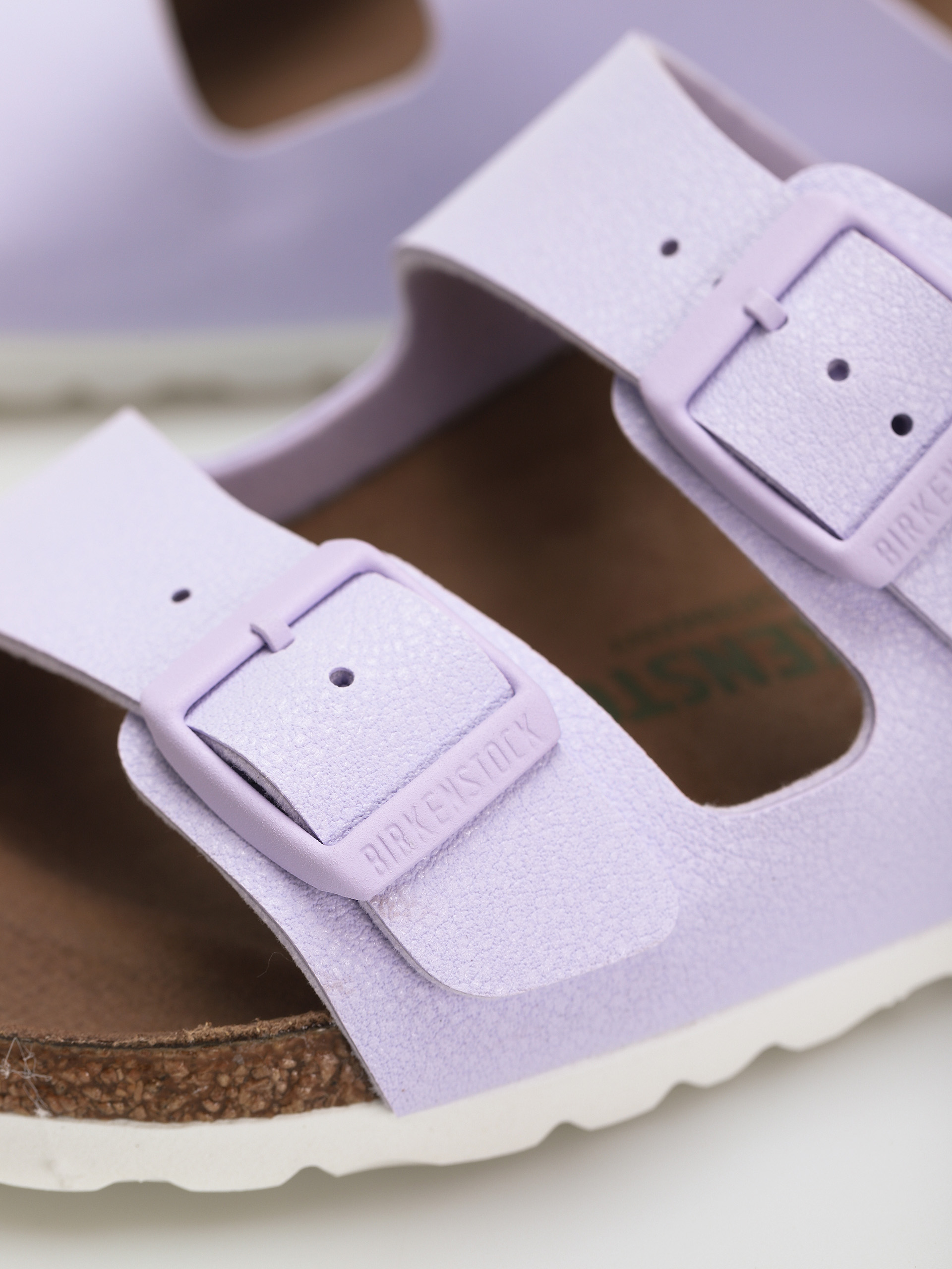 Šľapky Birkenstock Arizona Vegan Narrow Wmn (lavender fog)