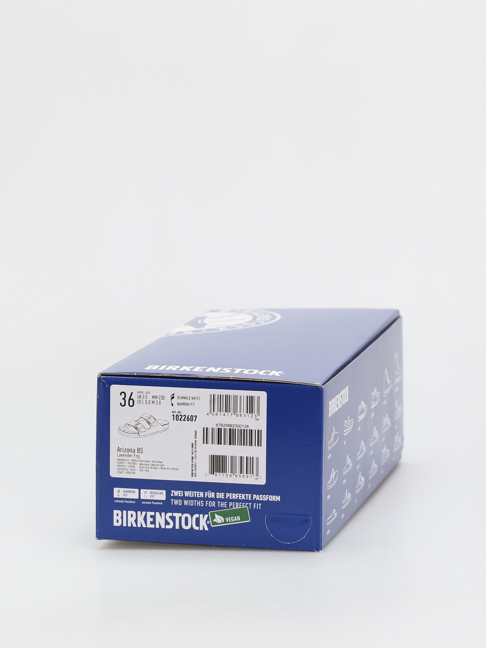 Šľapky Birkenstock Arizona Vegan Narrow Wmn (lavender fog)