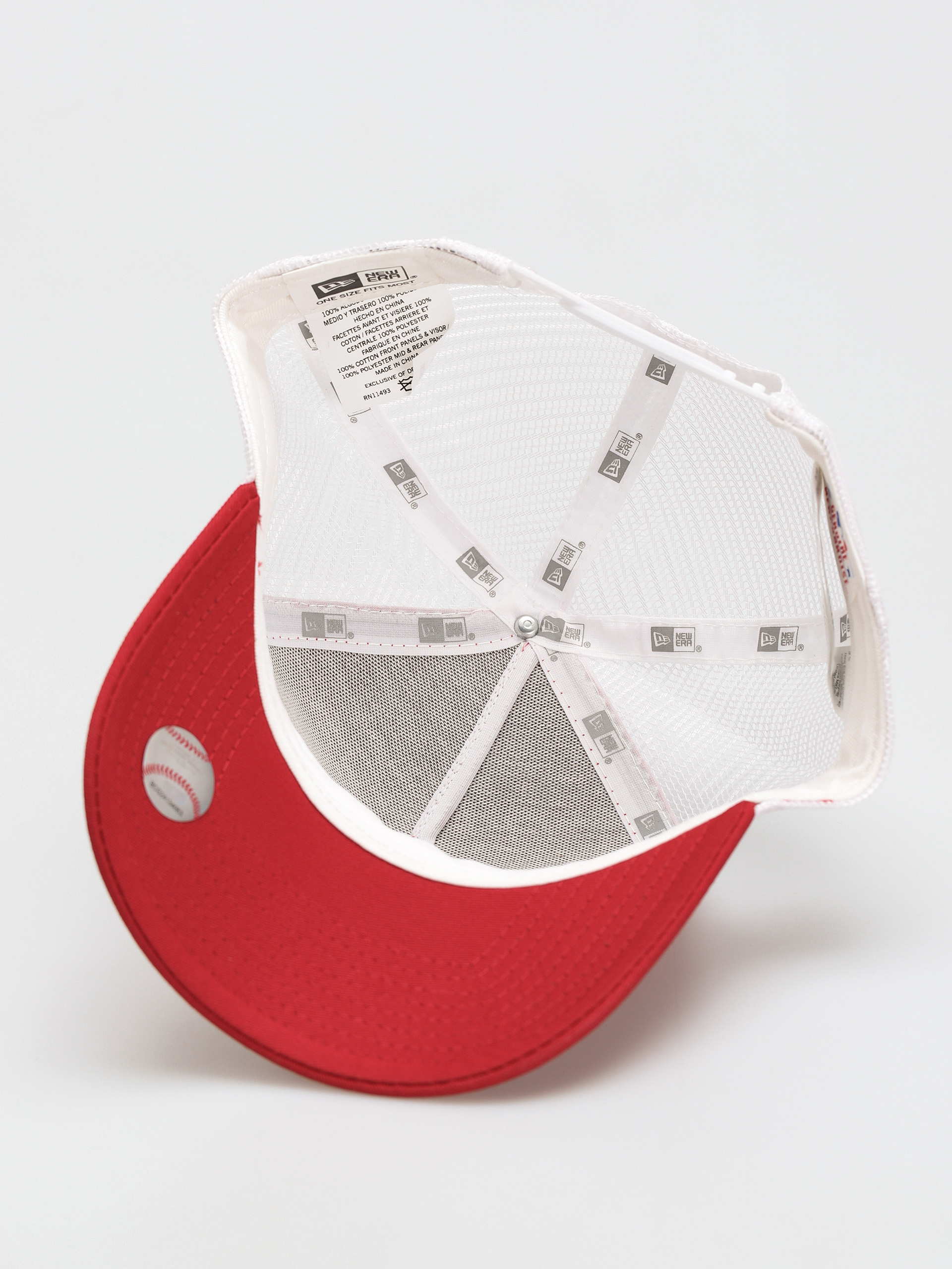 Šiltovka New Era Clean Trucker New York Yankees ZD (scarlet)