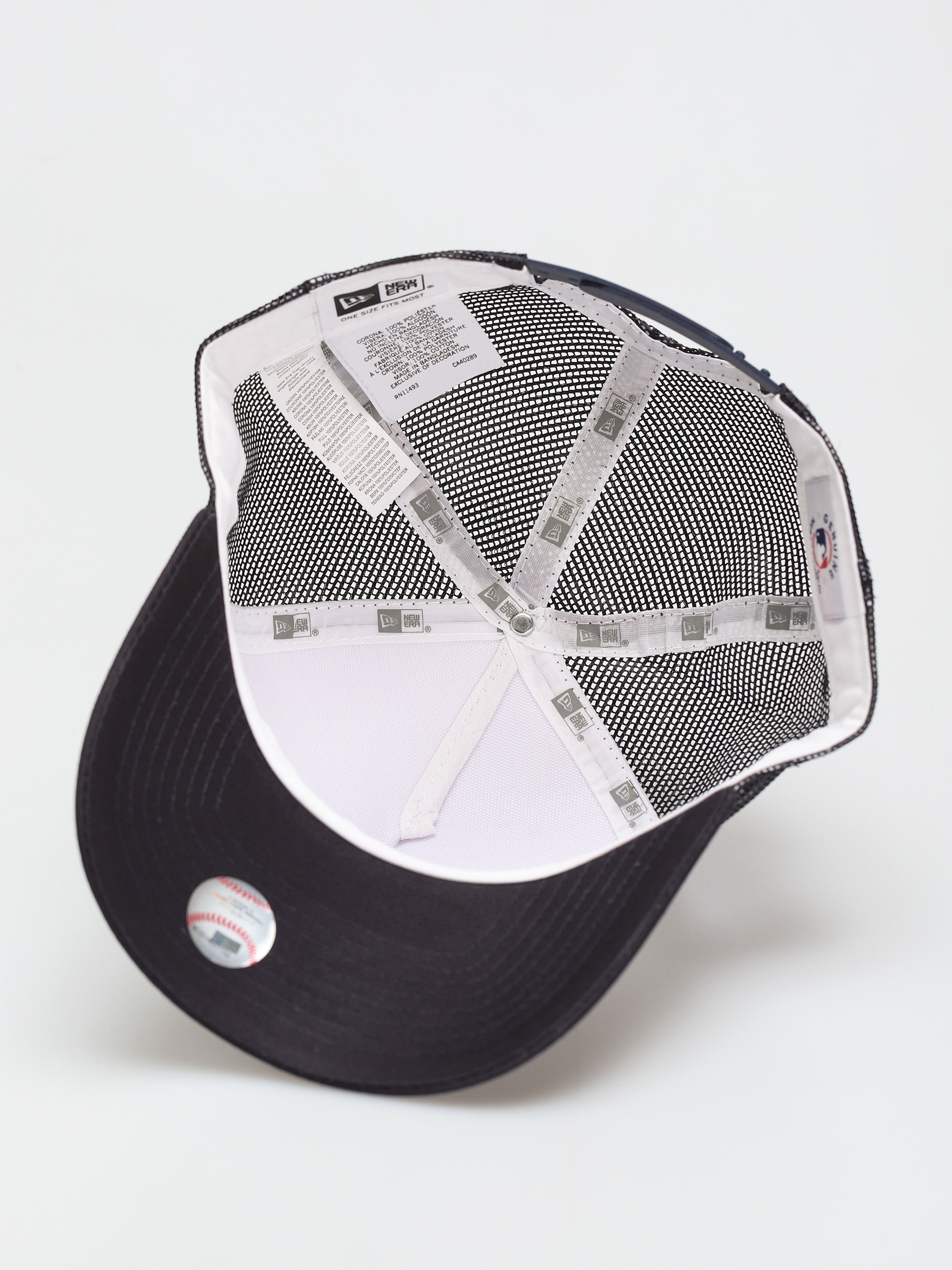 Šiltovka New Era Team Block Trucker New York Yankees (black/white)