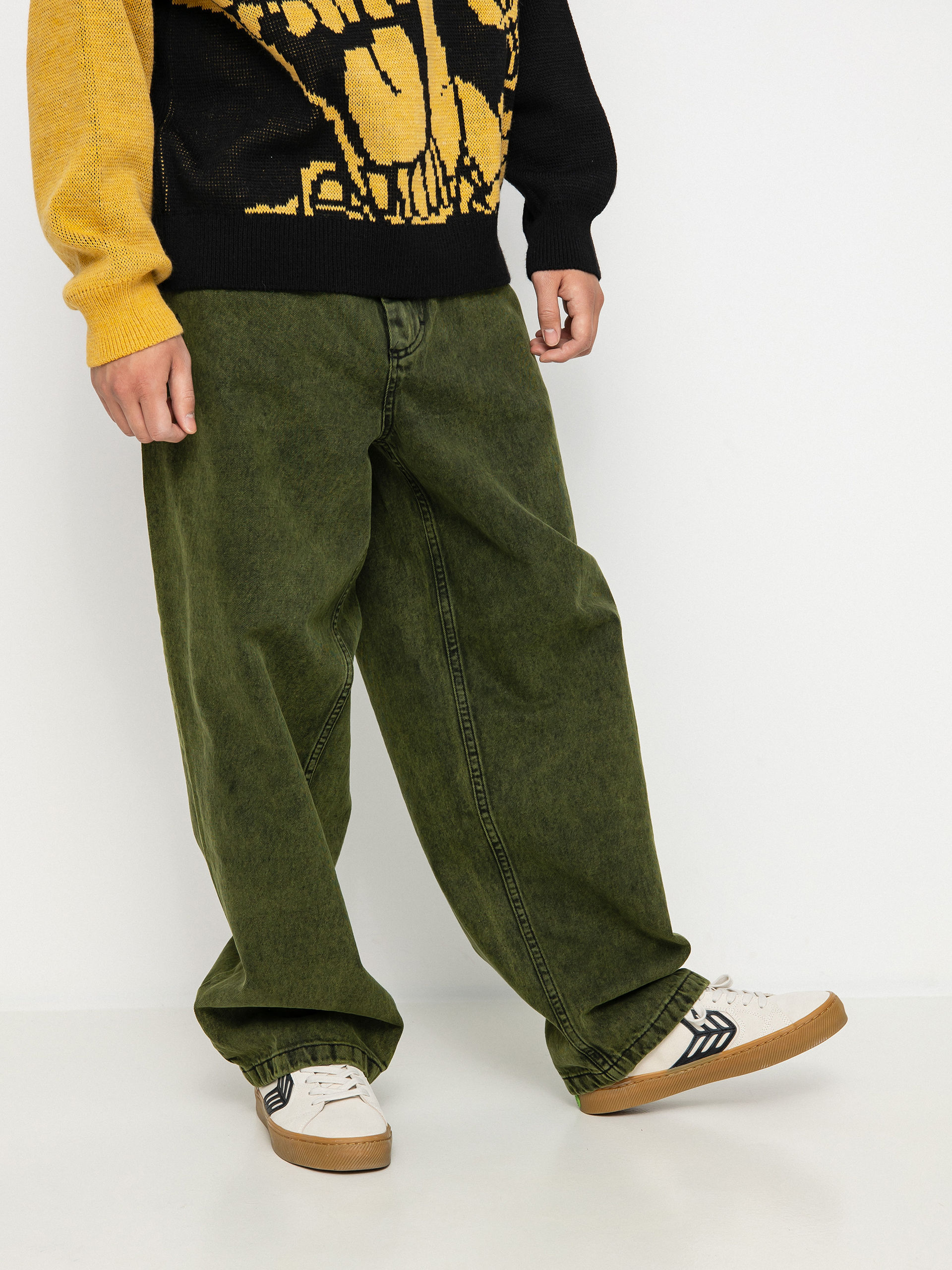 Nohavice Polar Skate Big Boy (greenblack)