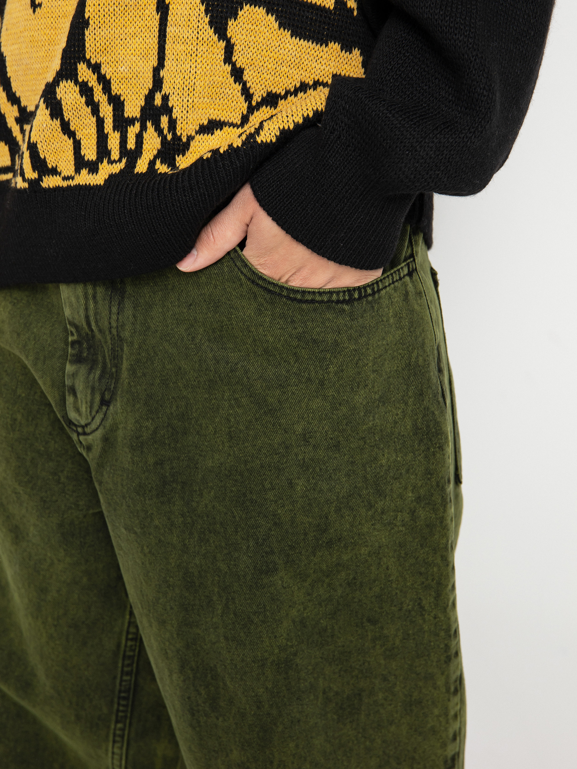 Nohavice Polar Skate Big Boy (greenblack)