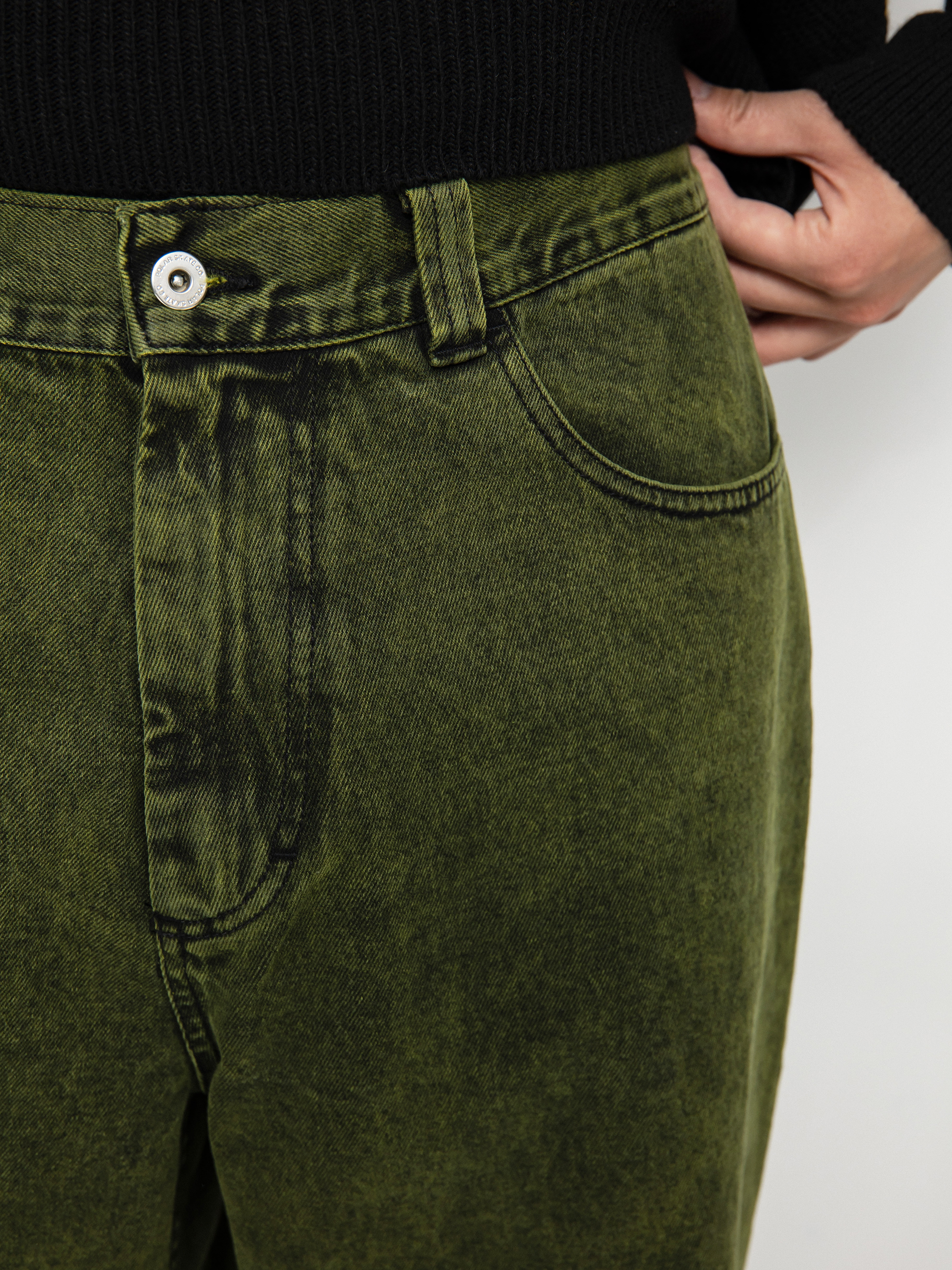 Nohavice Polar Skate Big Boy (greenblack)