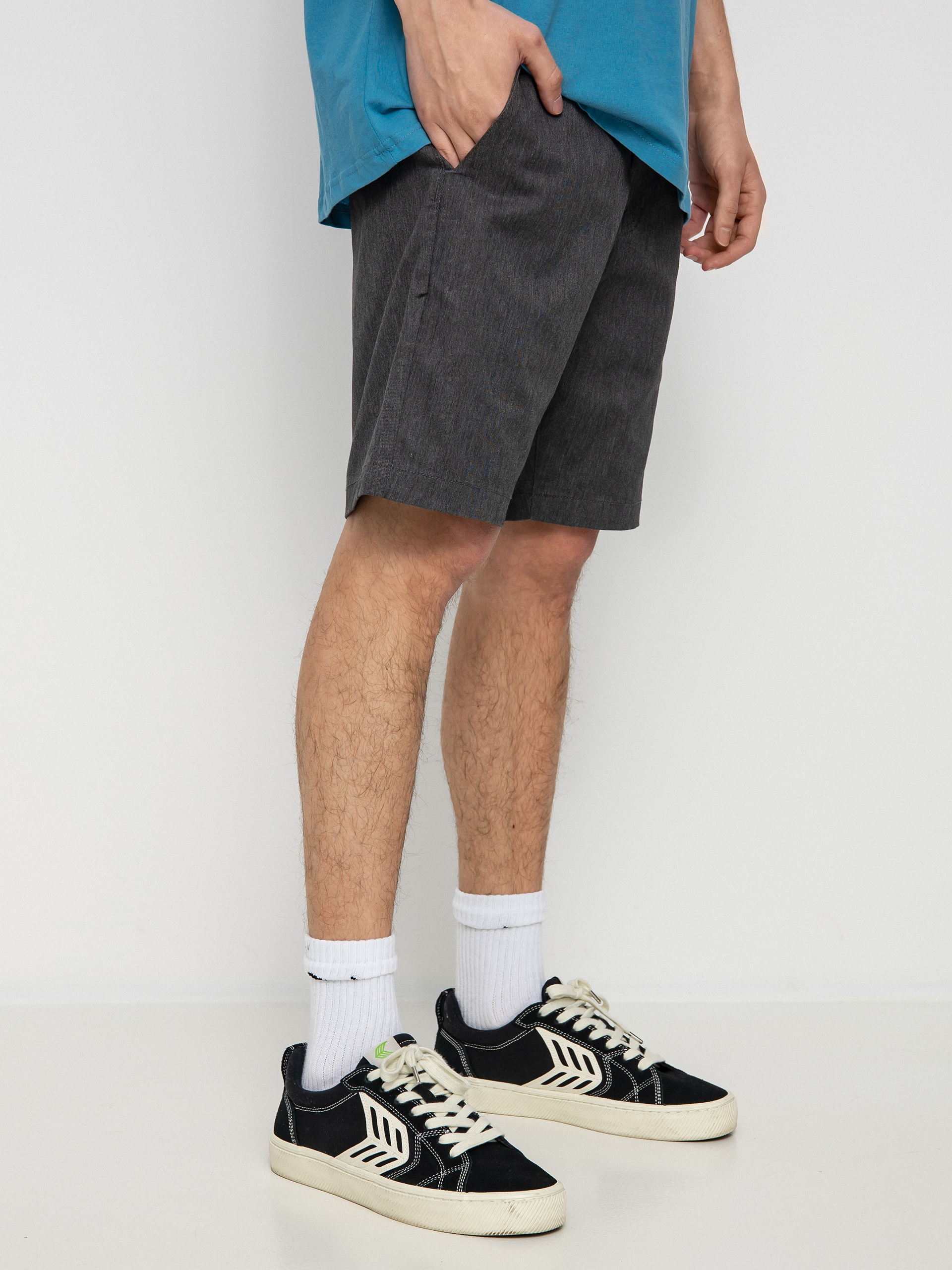 Kraťasy Volcom Frickin Mdrn Stch 19 (charcoal heather)