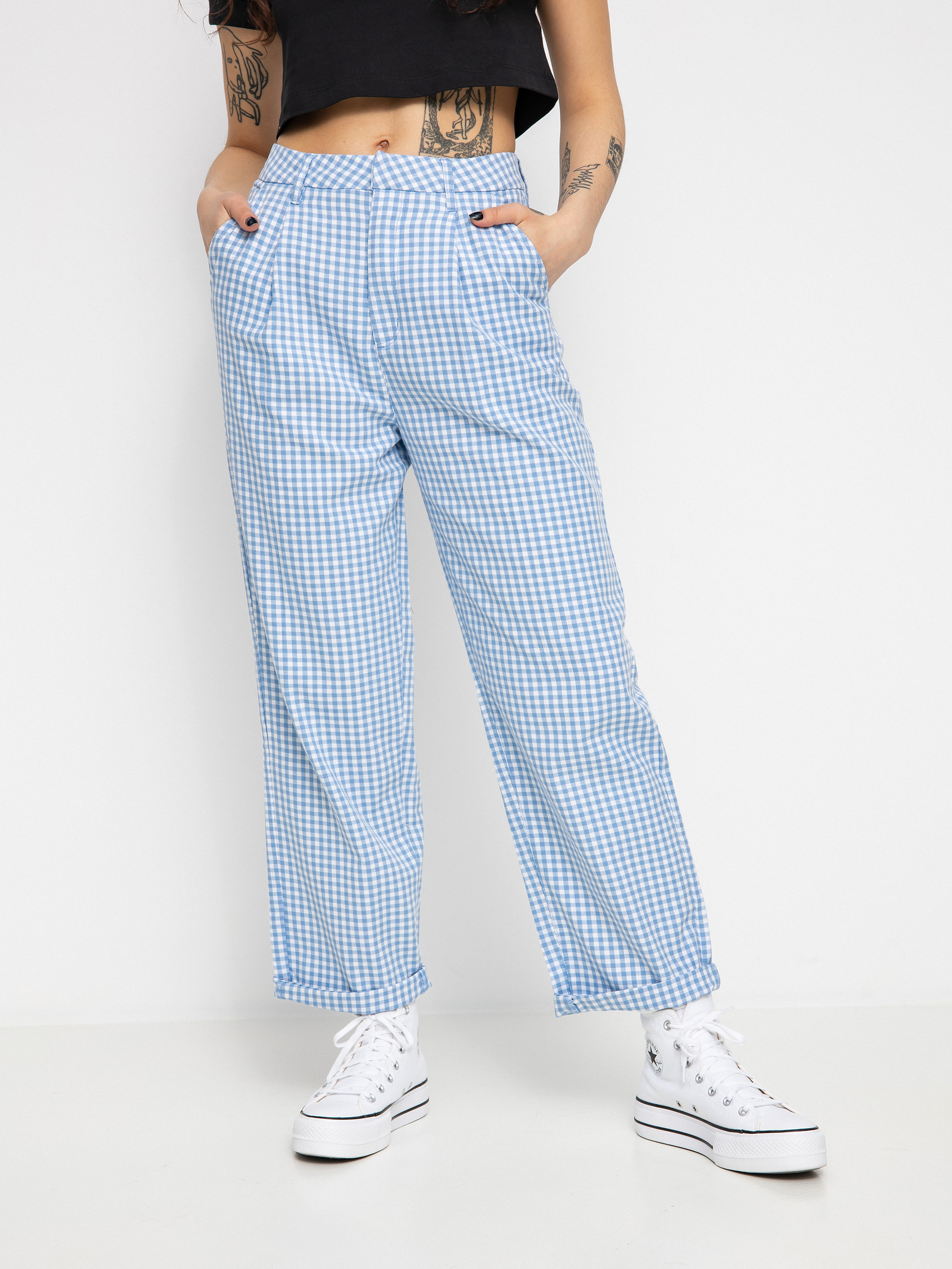 Nohavice Brixton Victory Trouser Wmn (casa blanca blue)