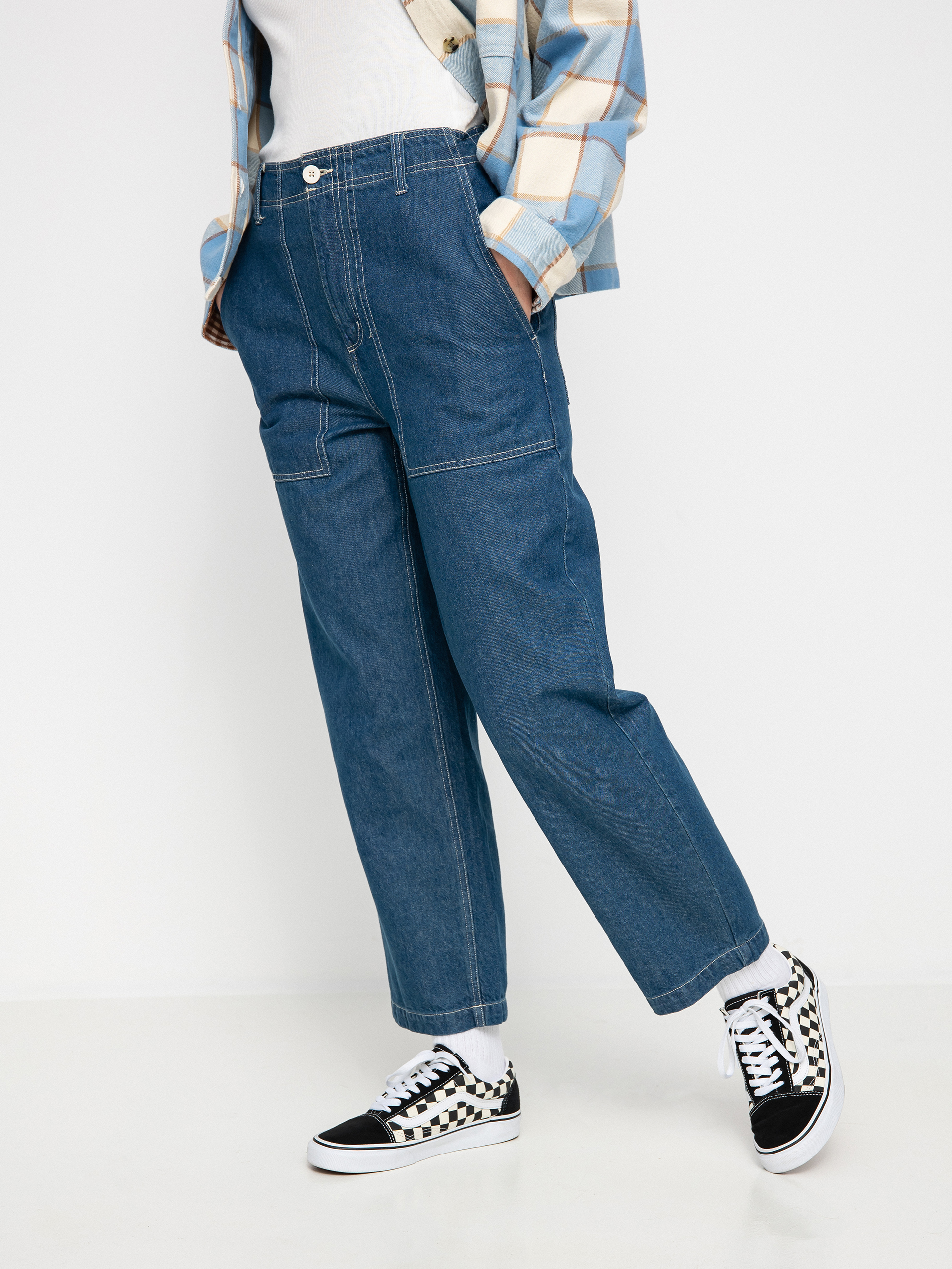 Nohavice Brixton Vancouver Wmn (indigo rinse)