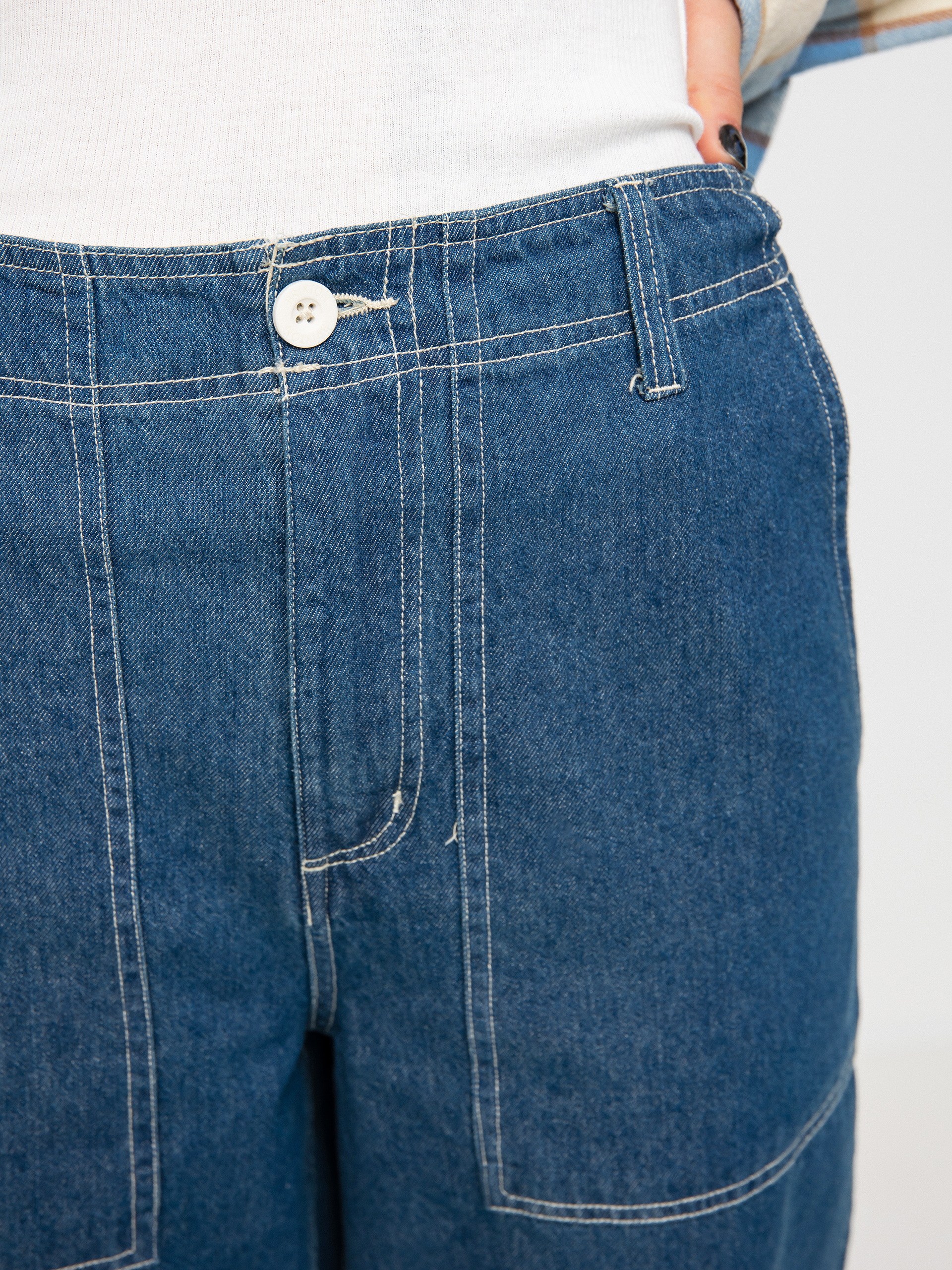 Nohavice Brixton Vancouver Wmn (indigo rinse)