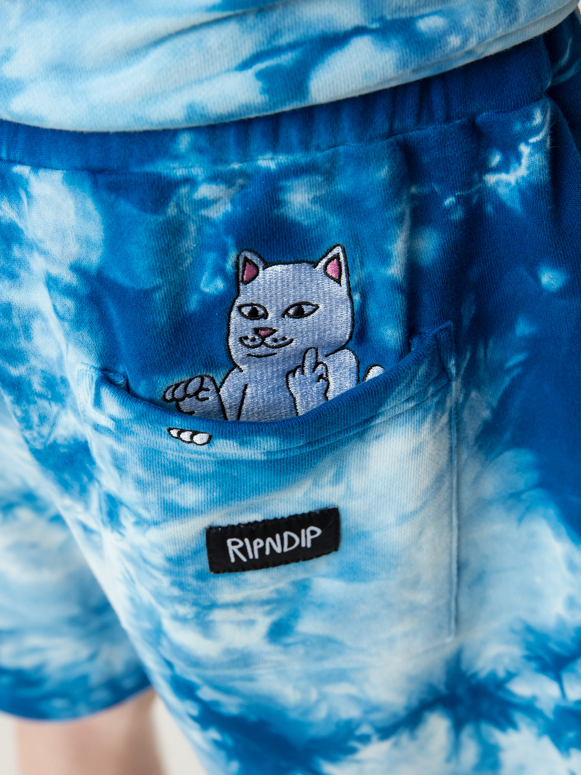 Kraťasy RipNDip Ripntail (blue acid wash)