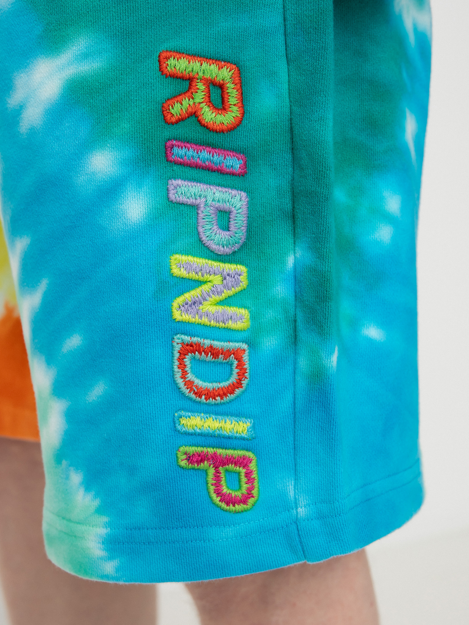 Kraťasy RipNDip Prisma (teal rainbow dye)
