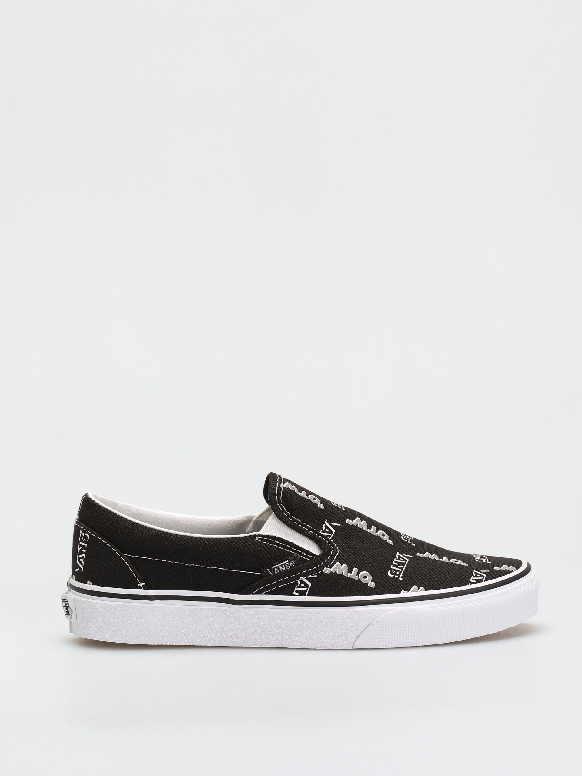 Topánky Vans Classic Slip On (shadow vans/black/true white)