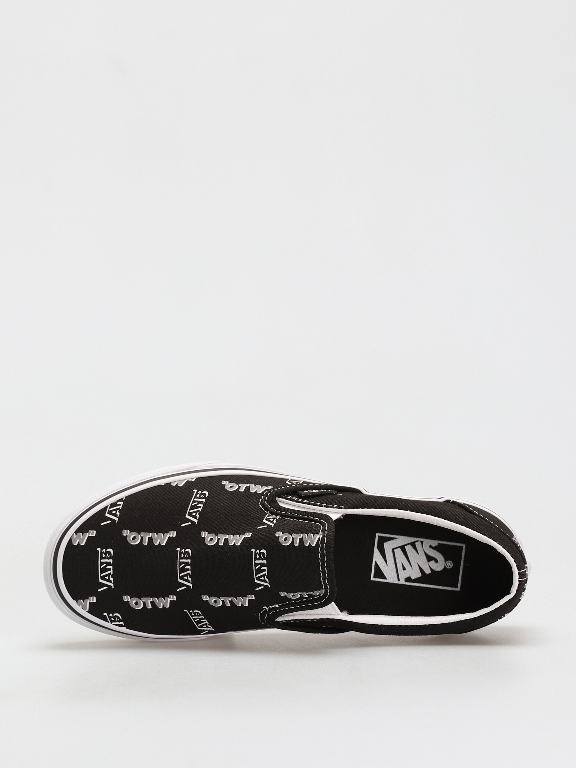 Topánky Vans Classic Slip On (shadow vans/black/true white)