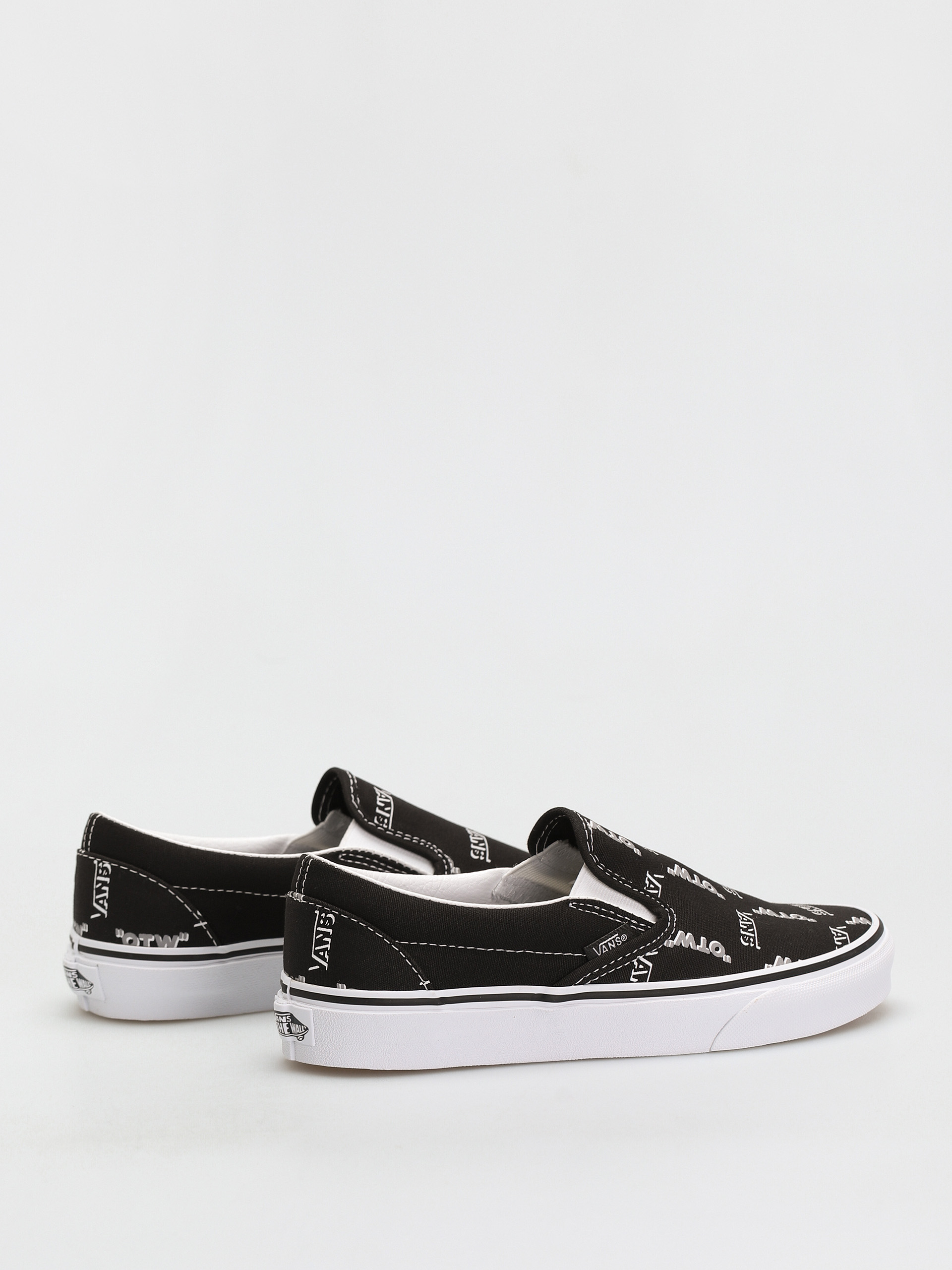 Topánky Vans Classic Slip On (shadow vans/black/true white)