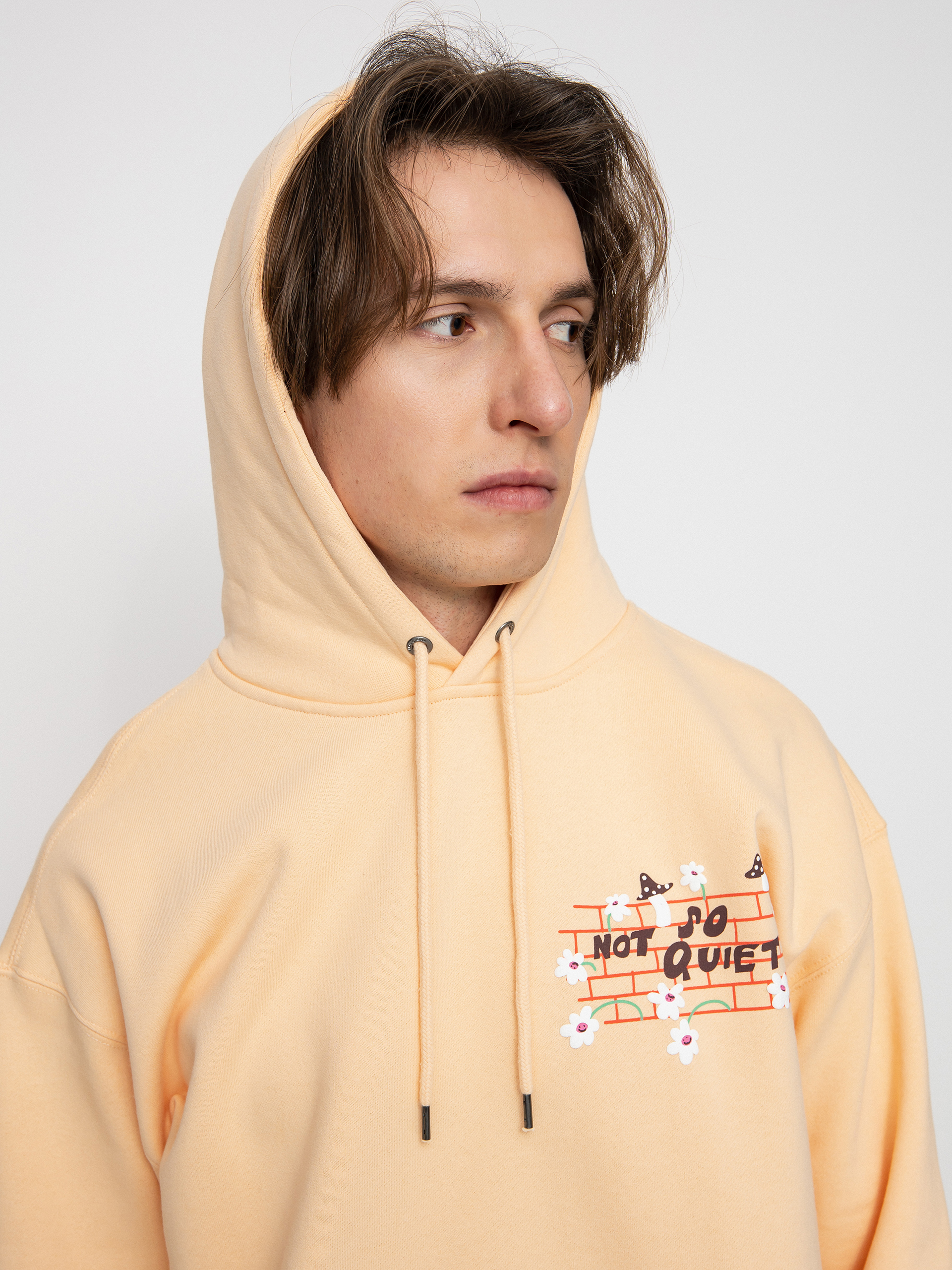 Mikina s kapucňou Volcom Egle Zvirblyte HD (cream blush)