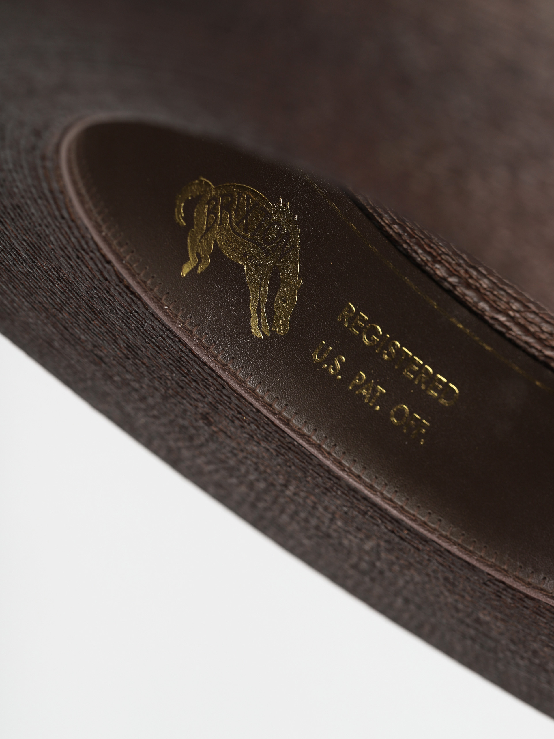 Klobúk Brixton Sedona Straw Reserve Cowboy Ha (deep brown)