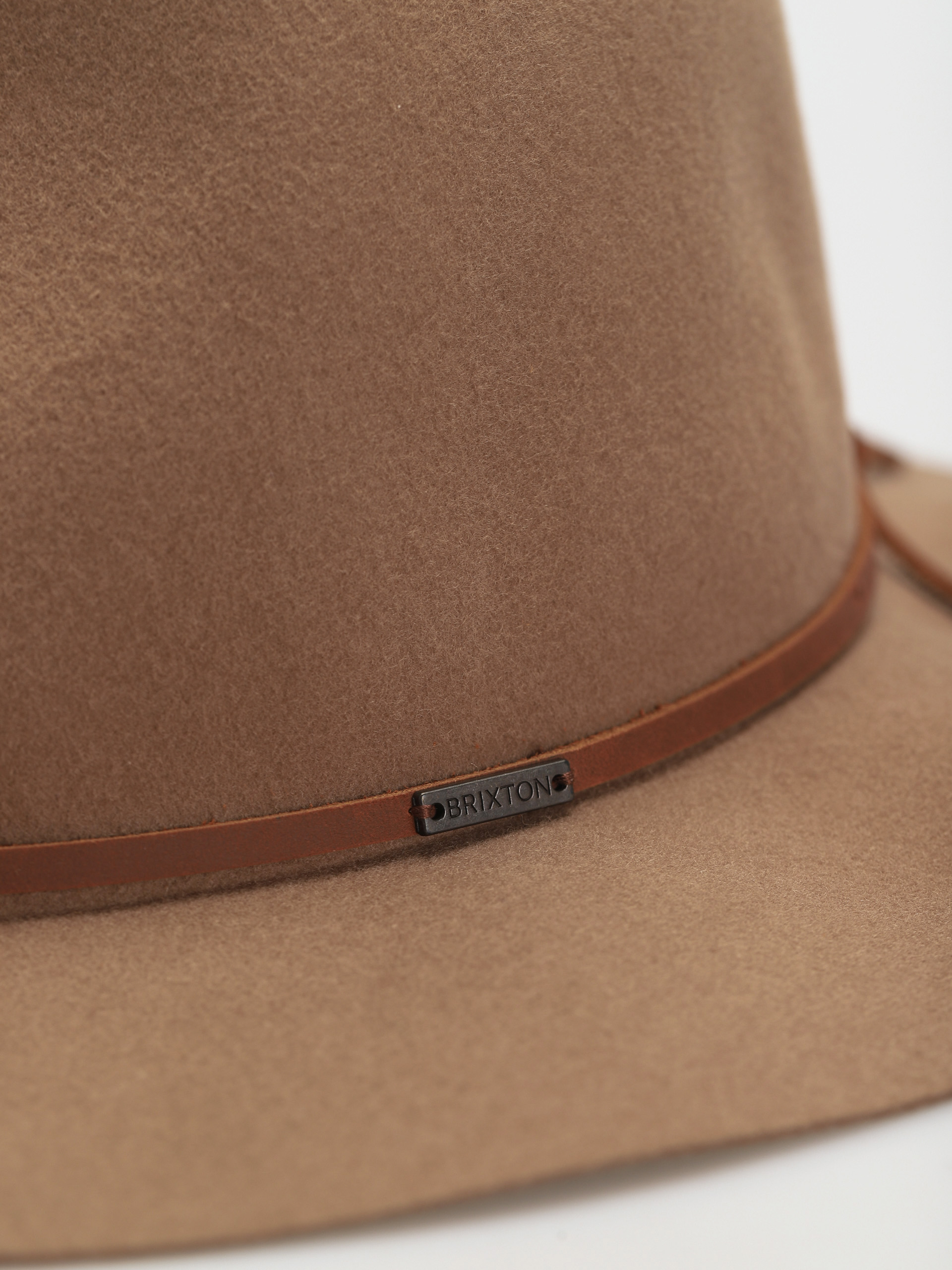 Klobúk Brixton Wesley Packable Fedora (mojave)