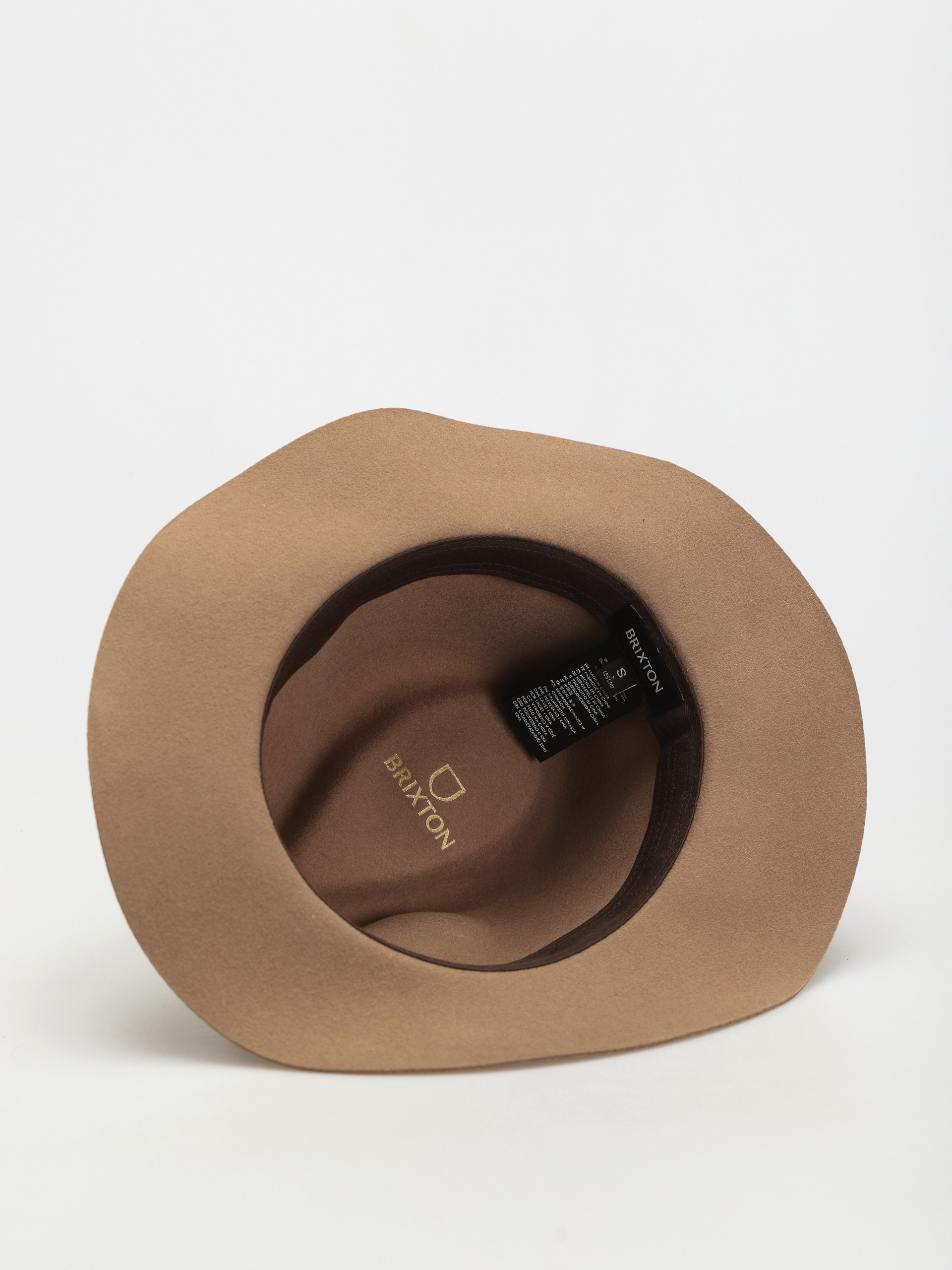Klobúk Brixton Wesley Packable Fedora (mojave)