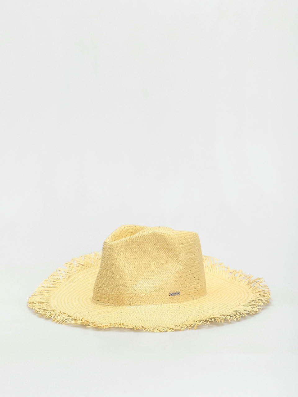 Klobúk Brixton Jo Straw Frayed Fedora (honey)