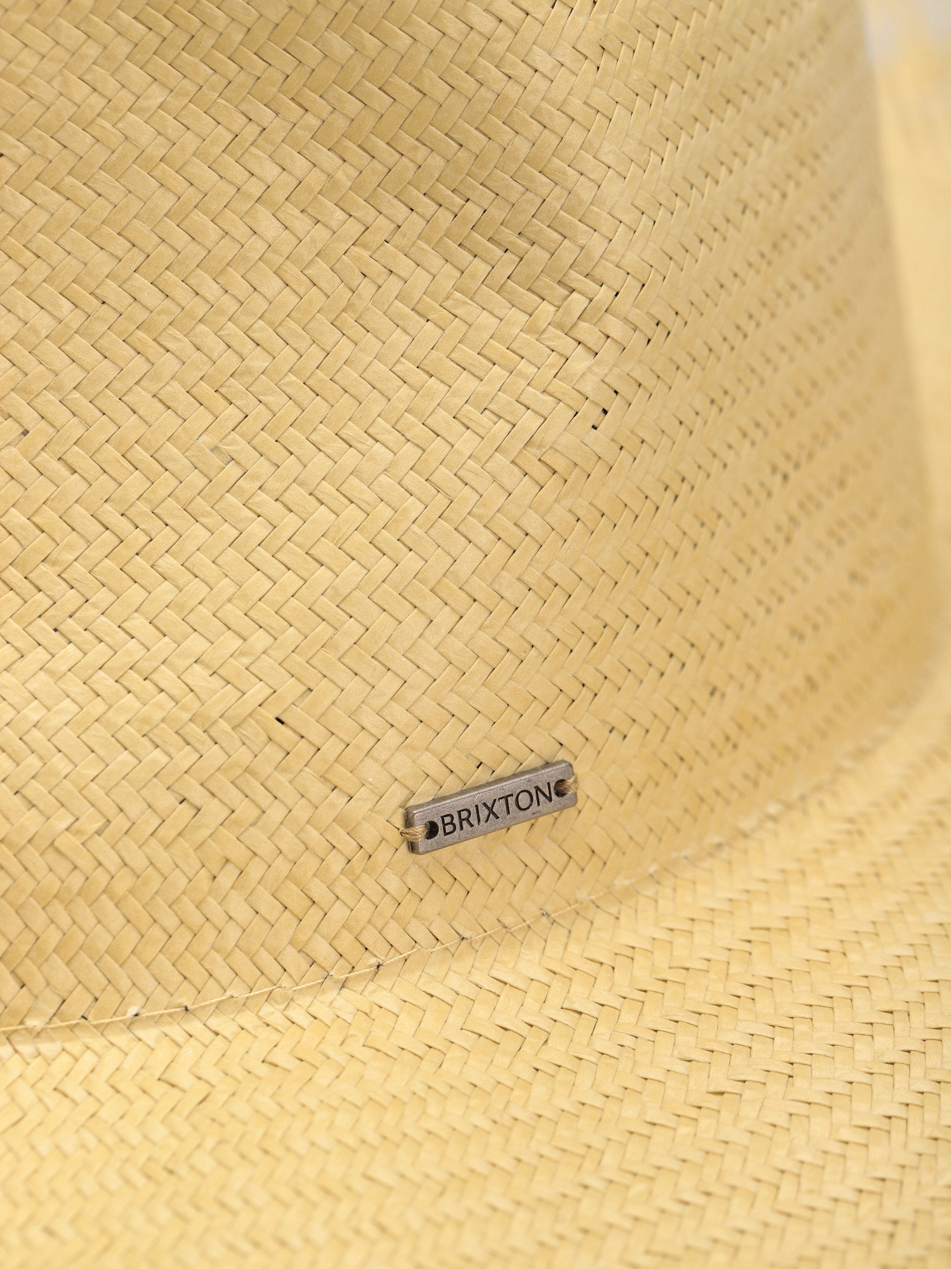 Klobúk Brixton Jo Straw Frayed Fedora (honey)
