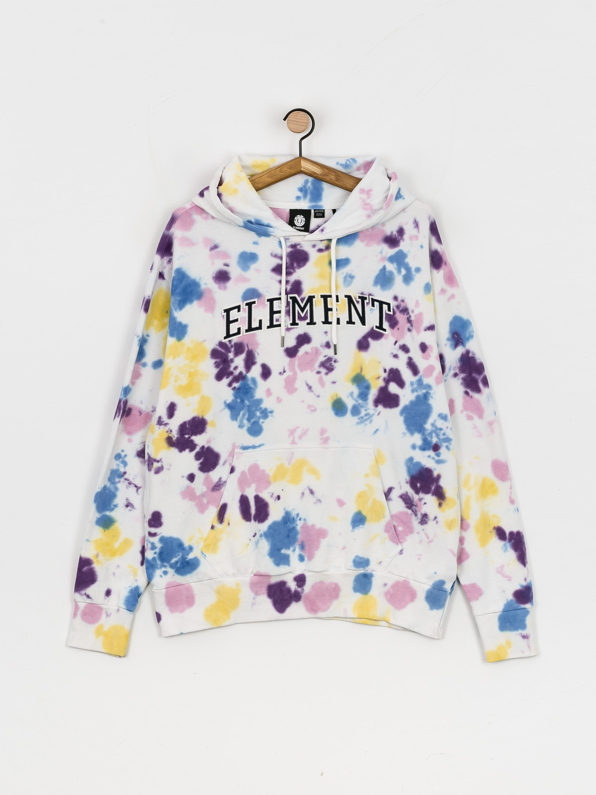 Mikina s kapucňou Element Crossfield Tie Dye HD (light magma)