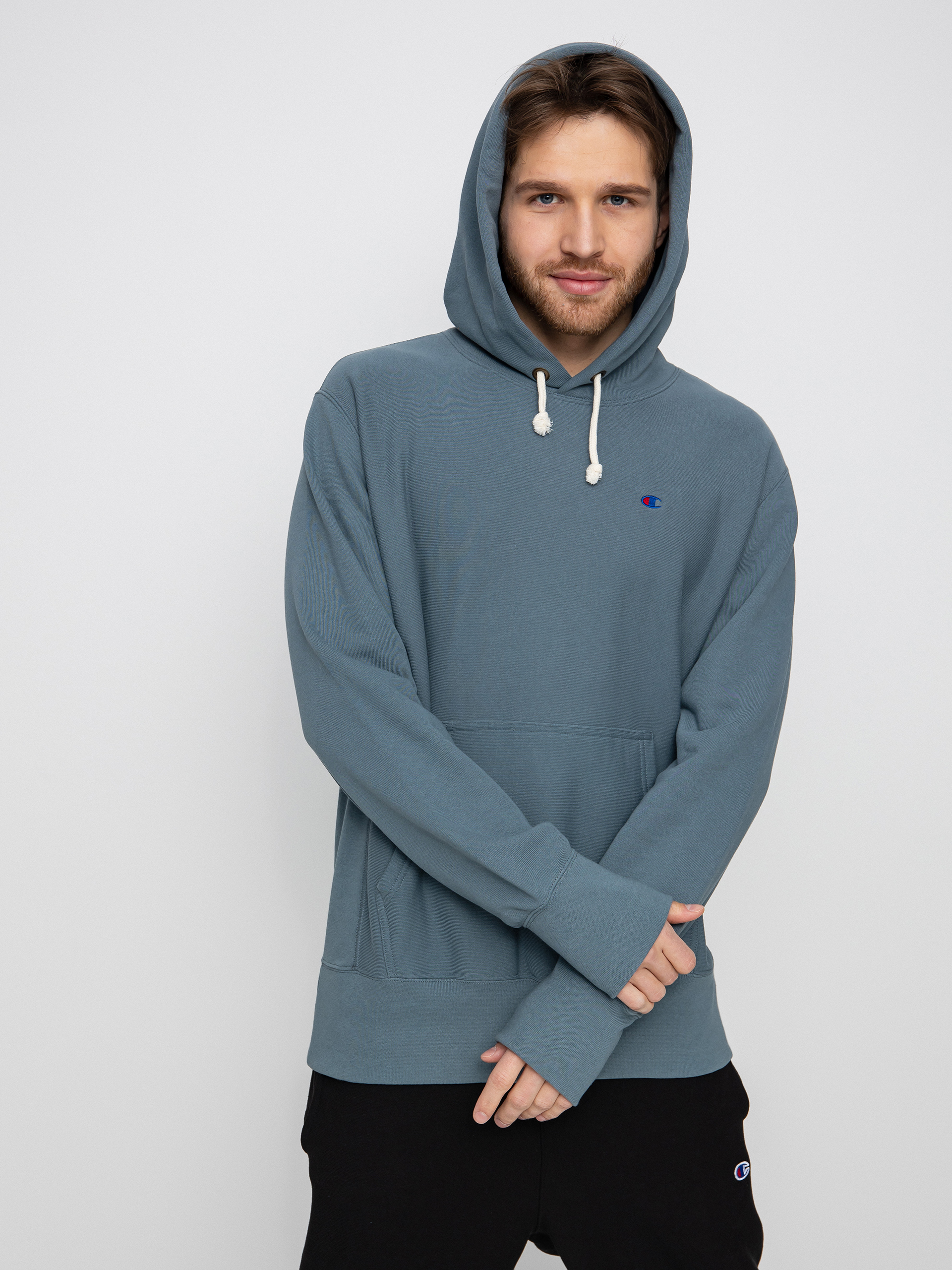 Mikina s kapucňou Champion Hooded Sweatshirt 217233 HD (gpg)