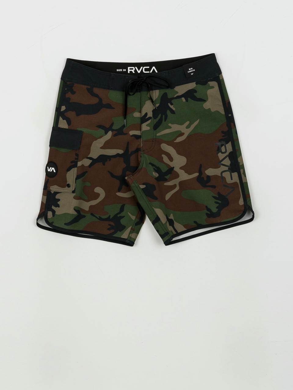 Plážové kraťasy RVCA Eastern Trunk 18 (woodland camo)