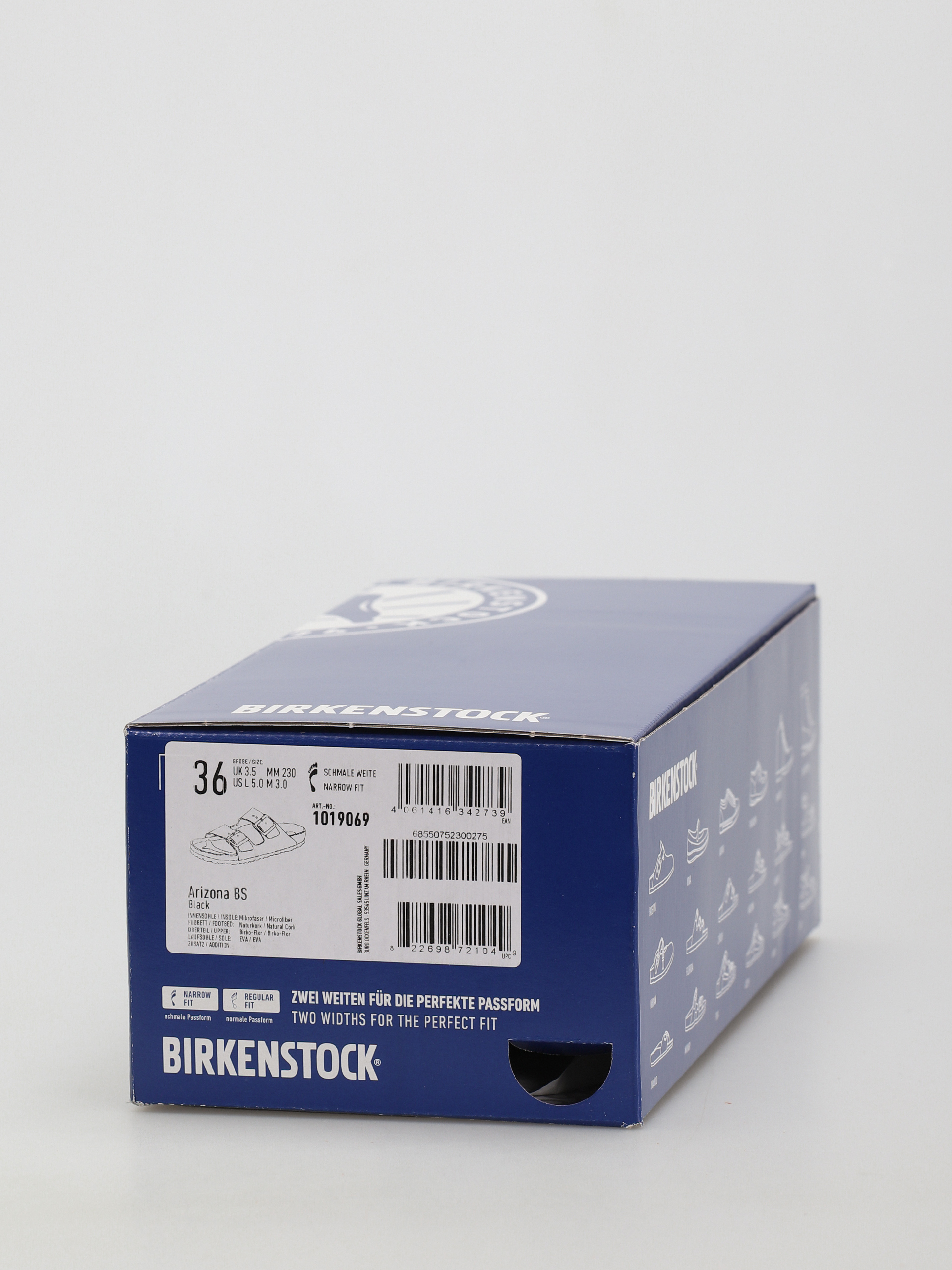 Šľapky Birkenstock Arizona Narrow Wmn (triples black)