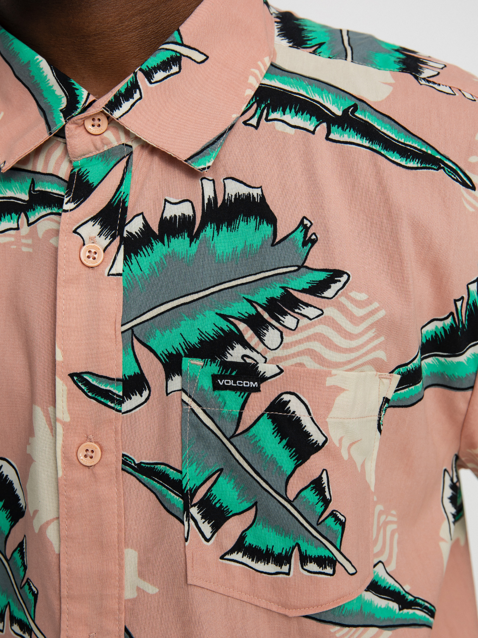 Košeľa Volcom Detoonator (misty rose)